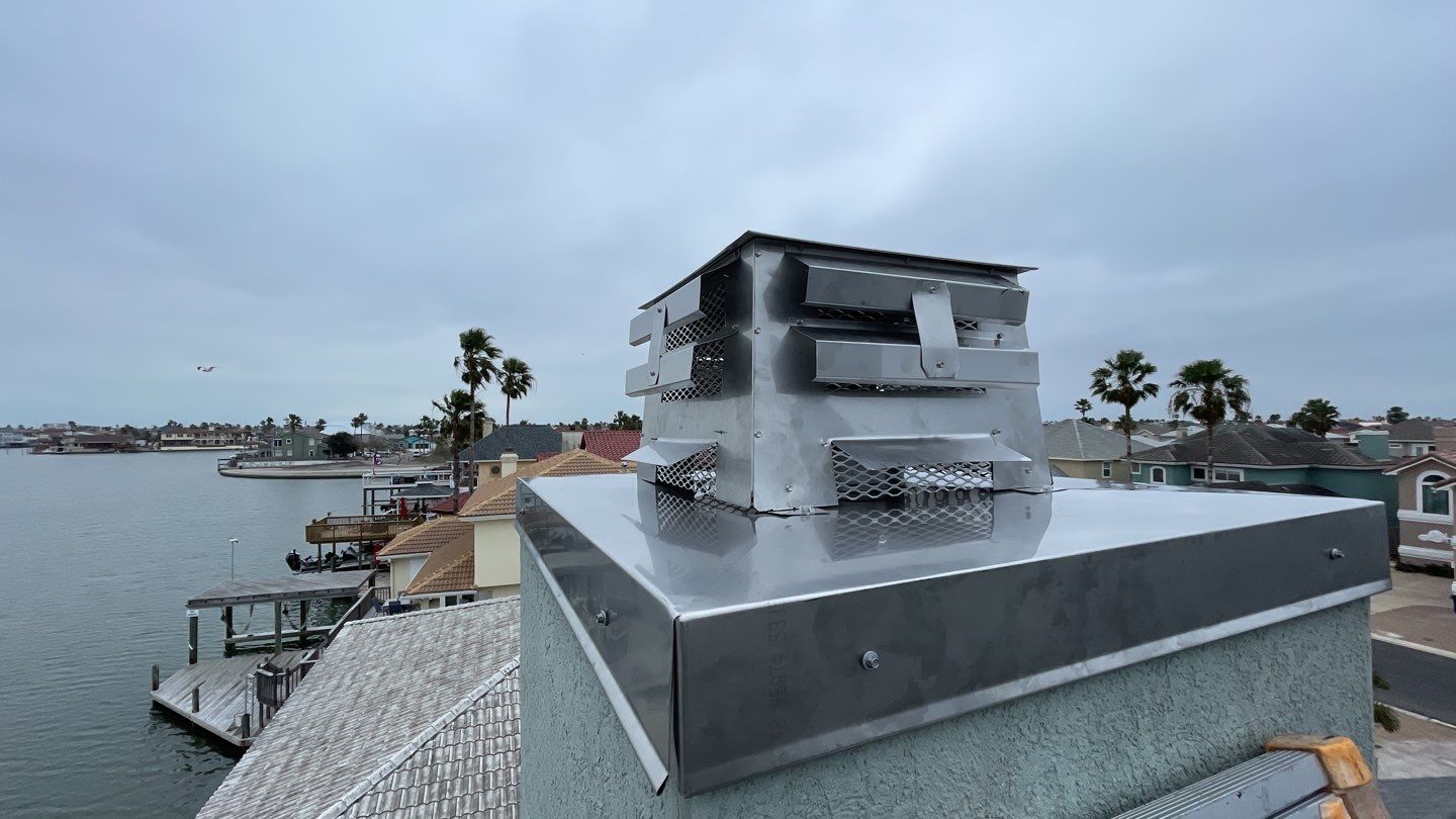 Chimney Cap Replacement by Lighthouse Roofing