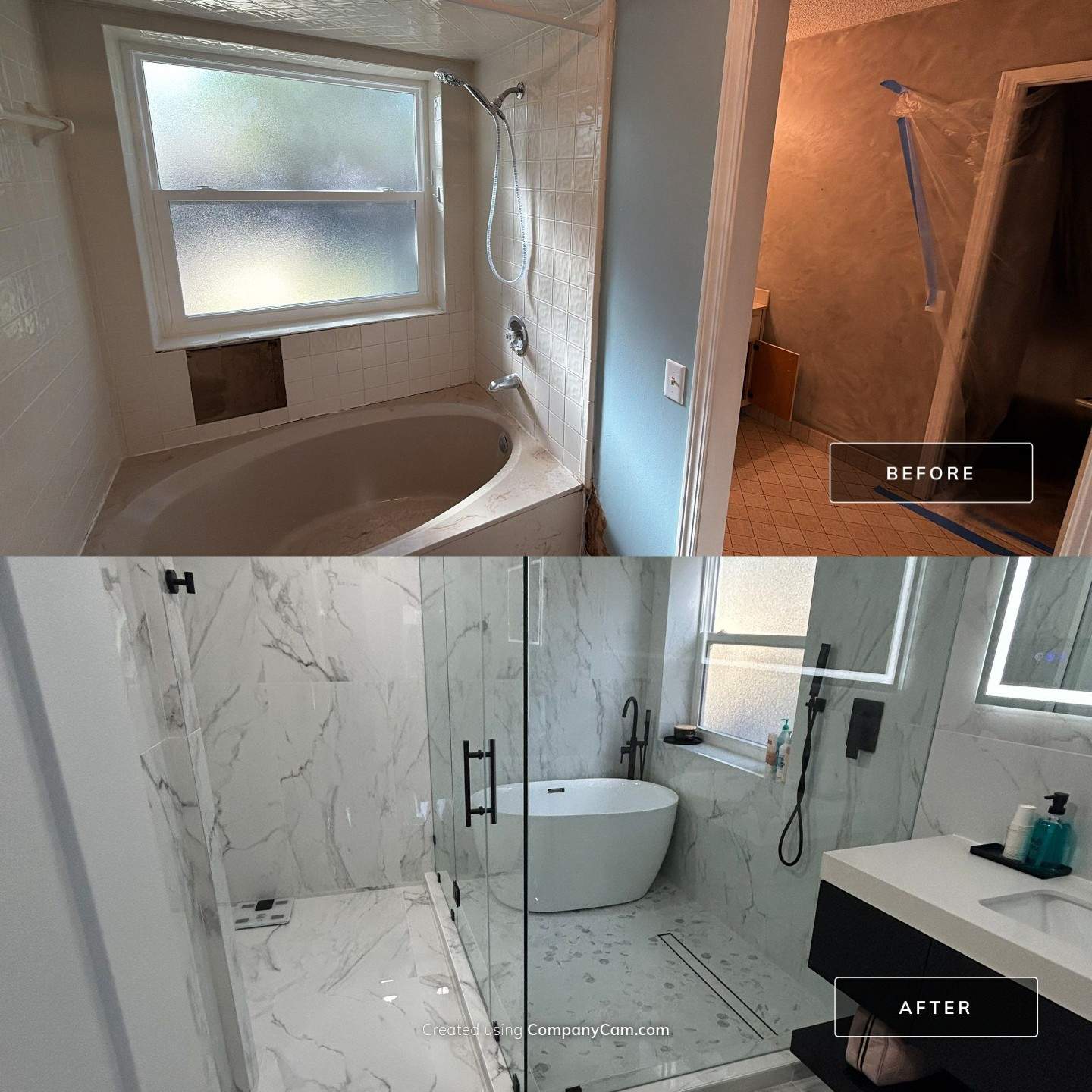 Master Bathroom, Children's Bathroom, and Fireplace Renovation by urban green energy llc