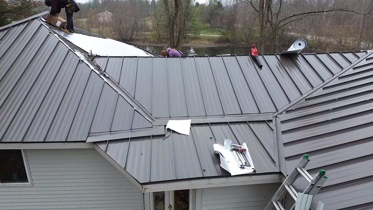 Mechanically Seamed Standing Seam Metal Roof in Fort Wayne, Indiana – Coldwater Road by 4Ever Metal Roofing