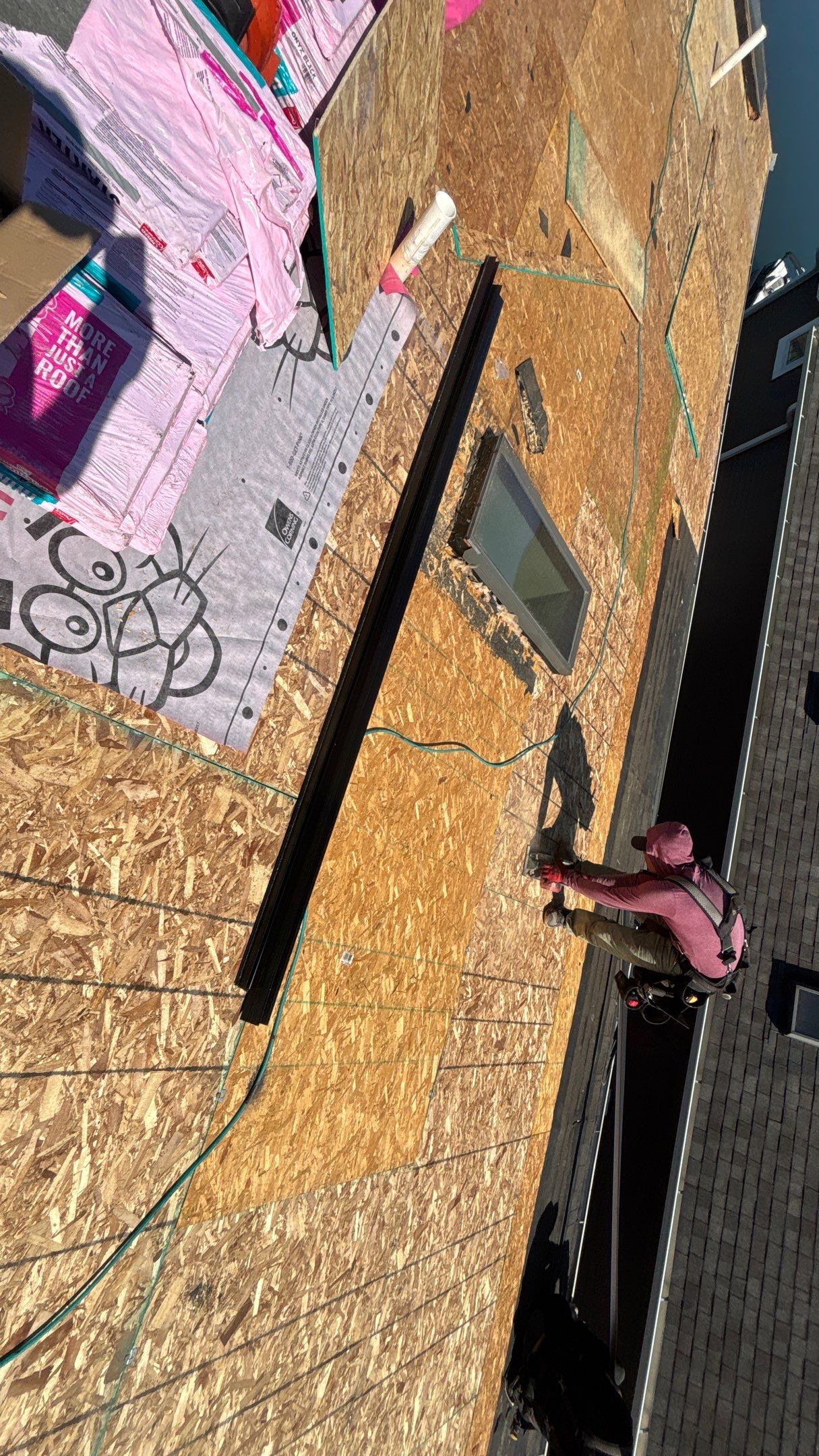 Roof Replacement using Owens Corning Onyx Black by 180 Contractors