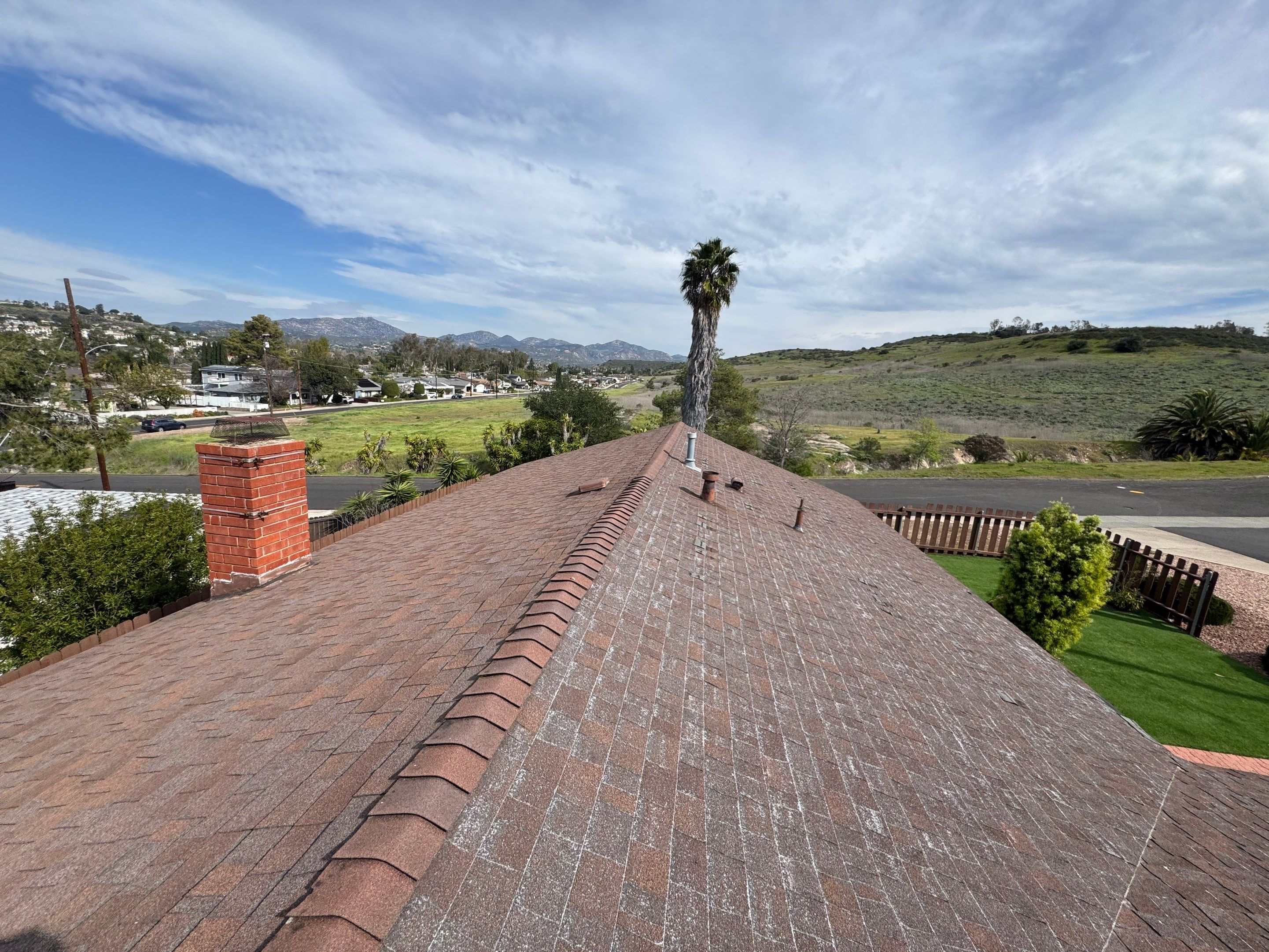 Poway Full Roof Replacement with Owens Corning Duration COOL Sand Castle Shingles by Zenith Roofing Services