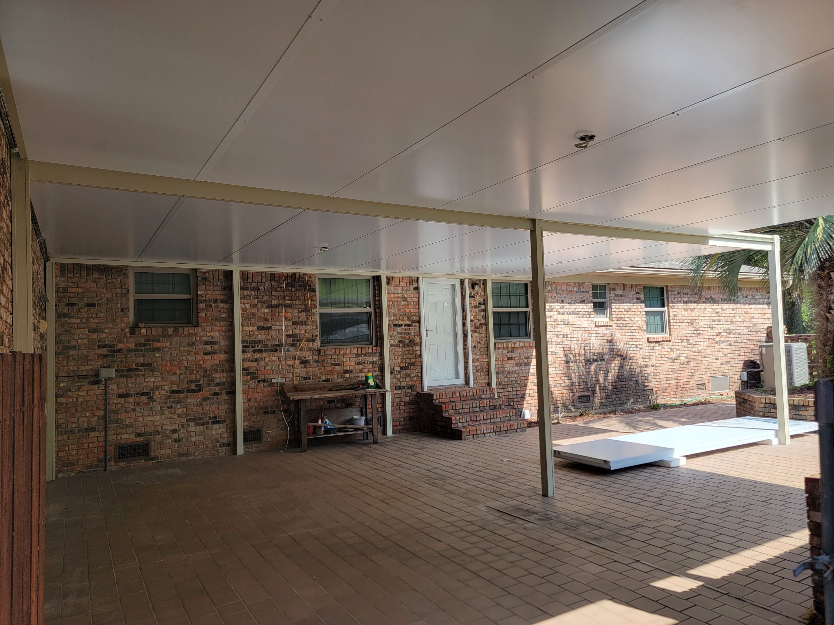 Patio Cover using Colorbeam by Titan Sunrooms