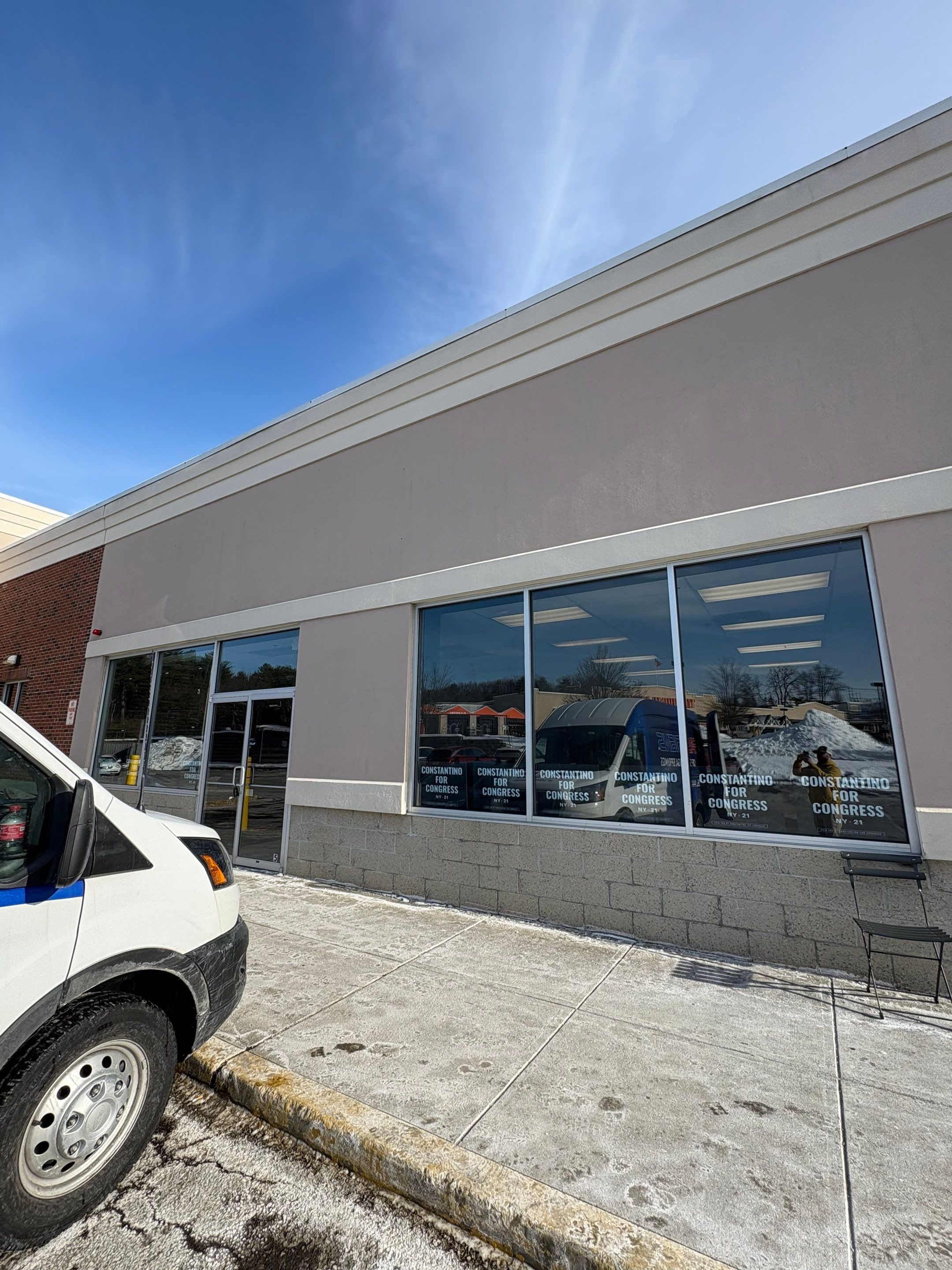 Constantino for Congress Dimensional Sign Installation in Glens Falls by FASTSIGNS of Saratoga Springs 