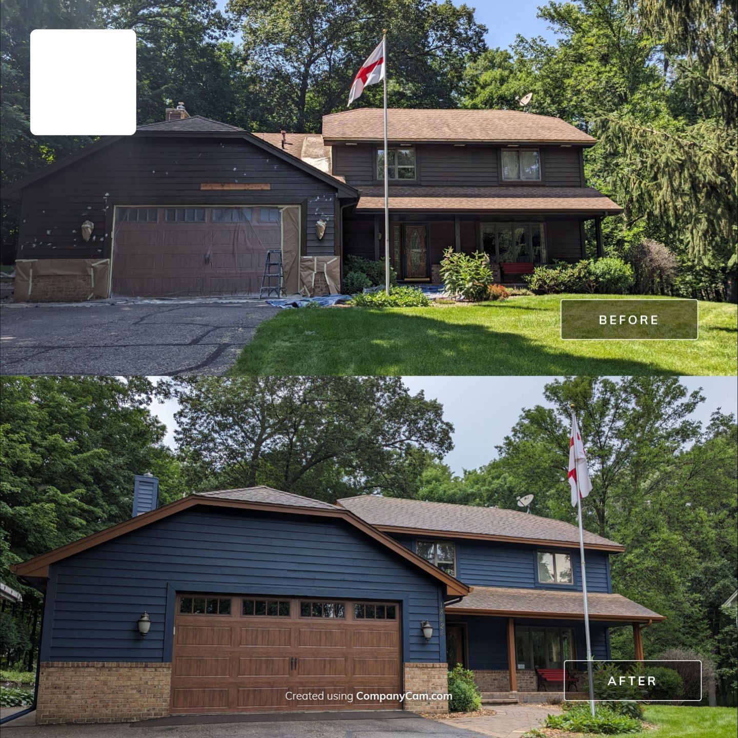 From Stain To Paint Renovation! by Bell Professional Painting 