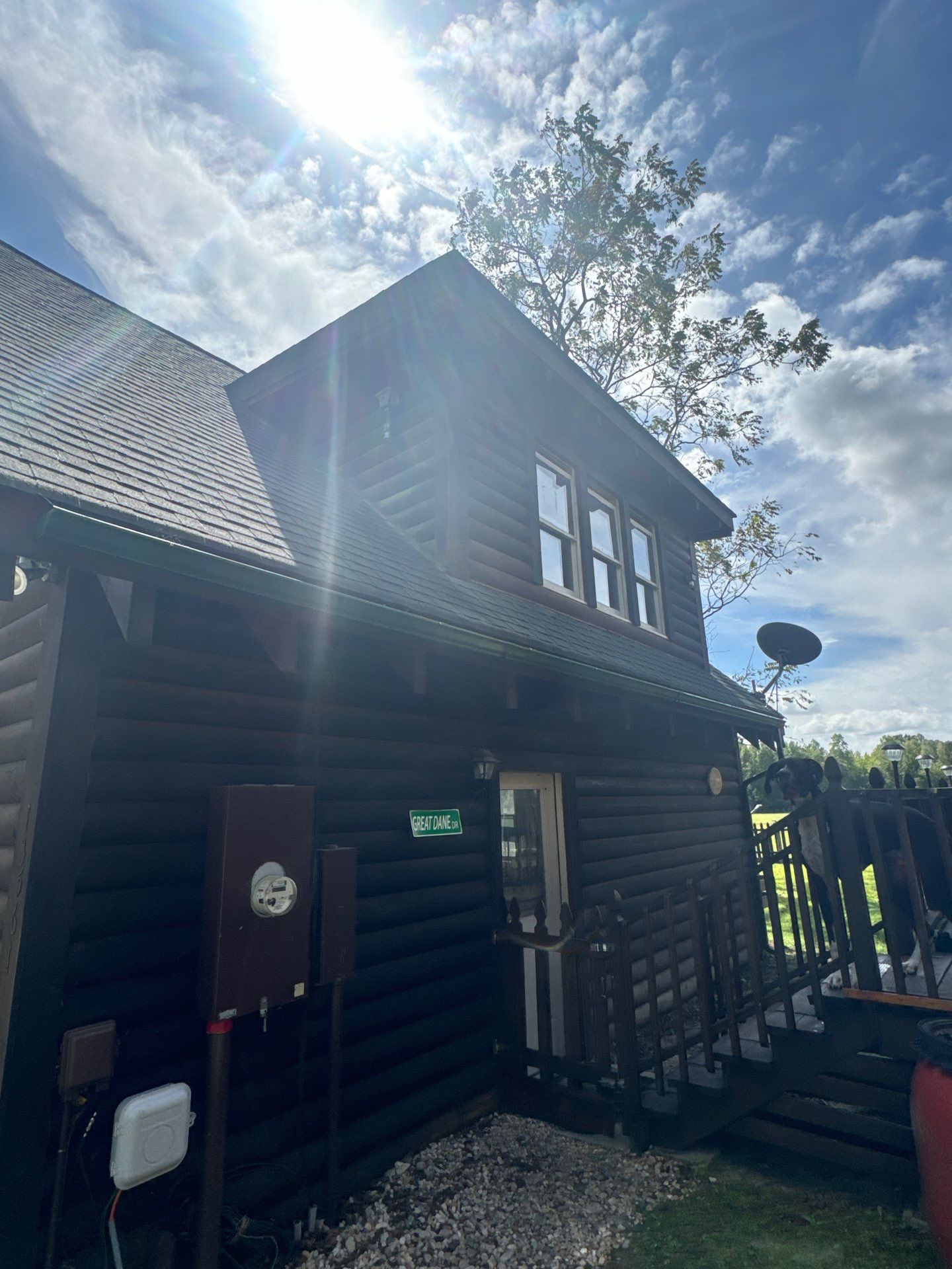 Smithfield Log Cabin by AKK Painting LLC