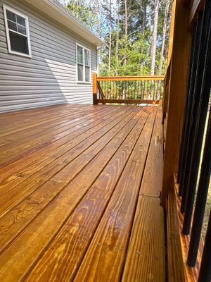 Wood Deck using Wood Sealant