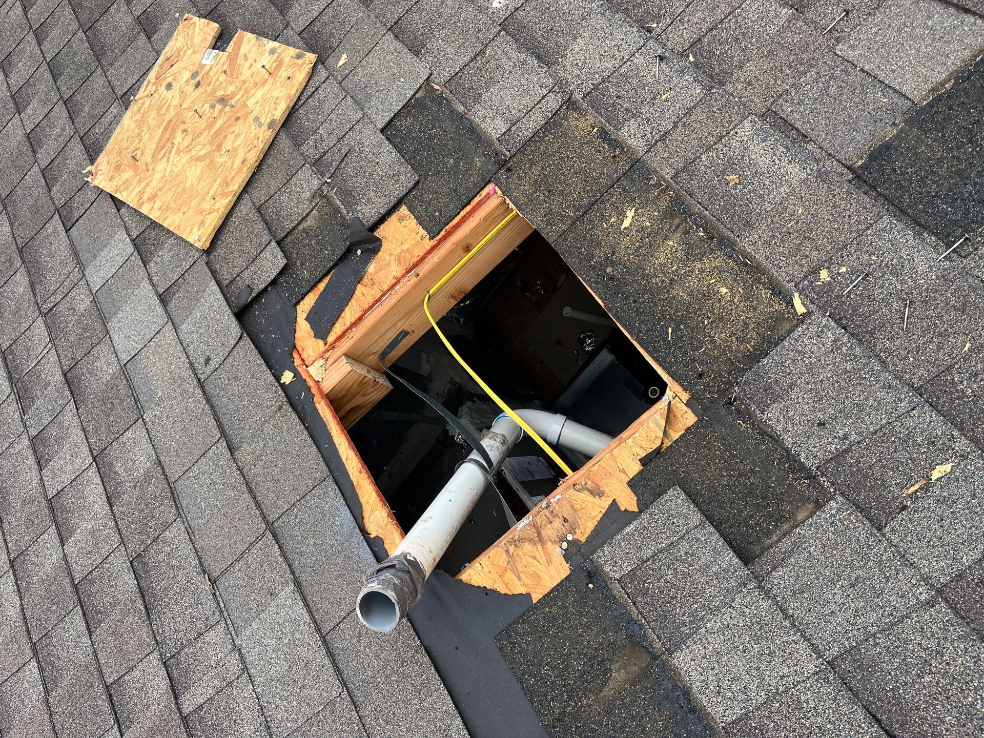 Hail Damage using Owen's Corning Duration (Lifetime) Shingles by Roof Repair Company