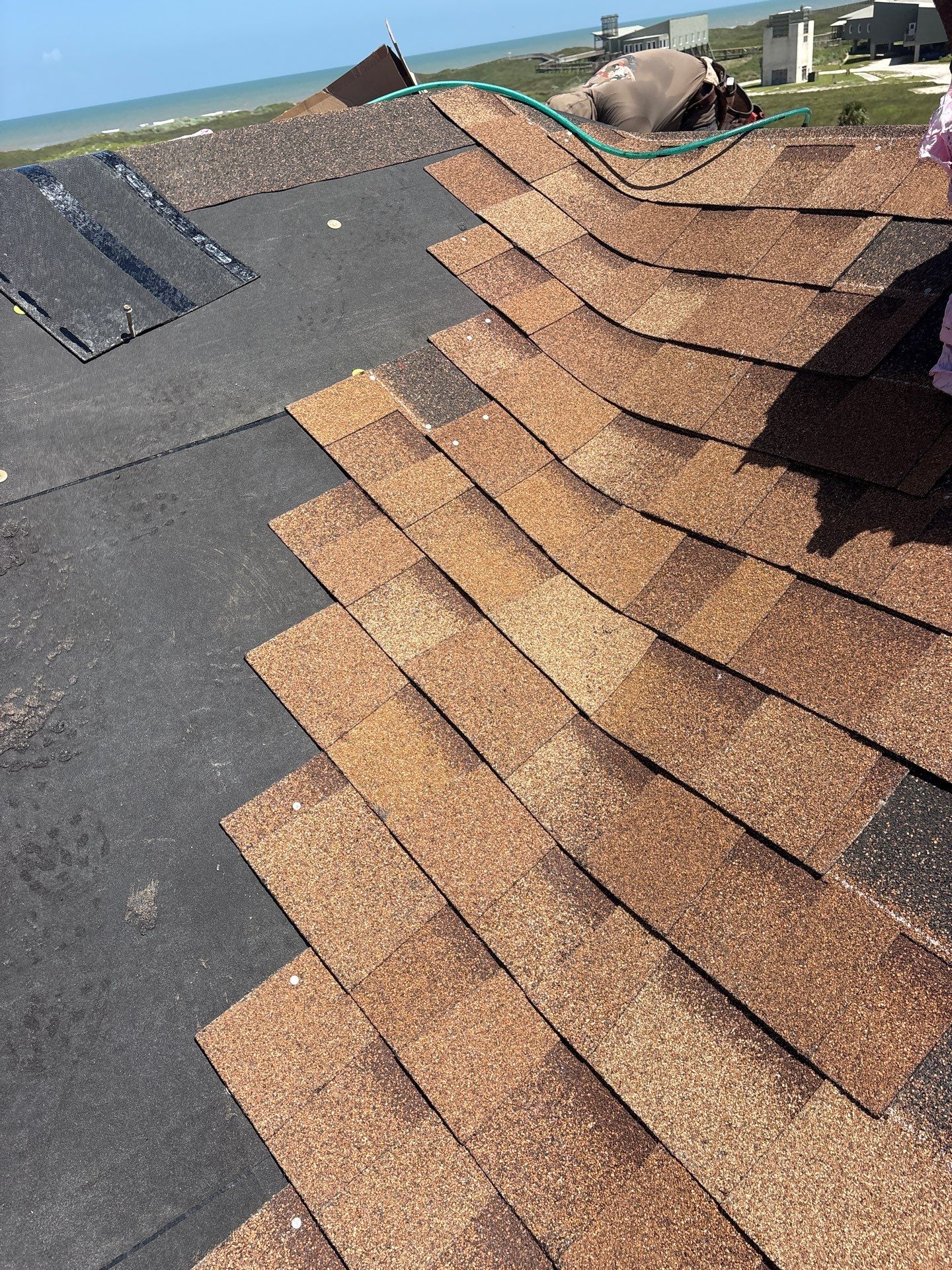 We Aint Scared of heights  by Bayfront Roofing and Construction