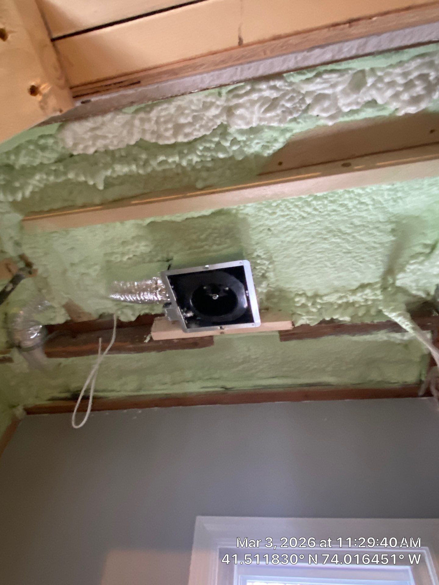 Attic Insulation using open cell spray foam by NYS Foam & Energy