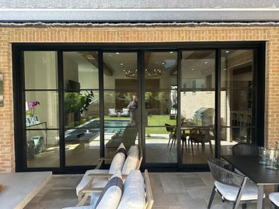 Custom 6-Panel Bi-Parting Sliding Pocket Door Installation in Dallas