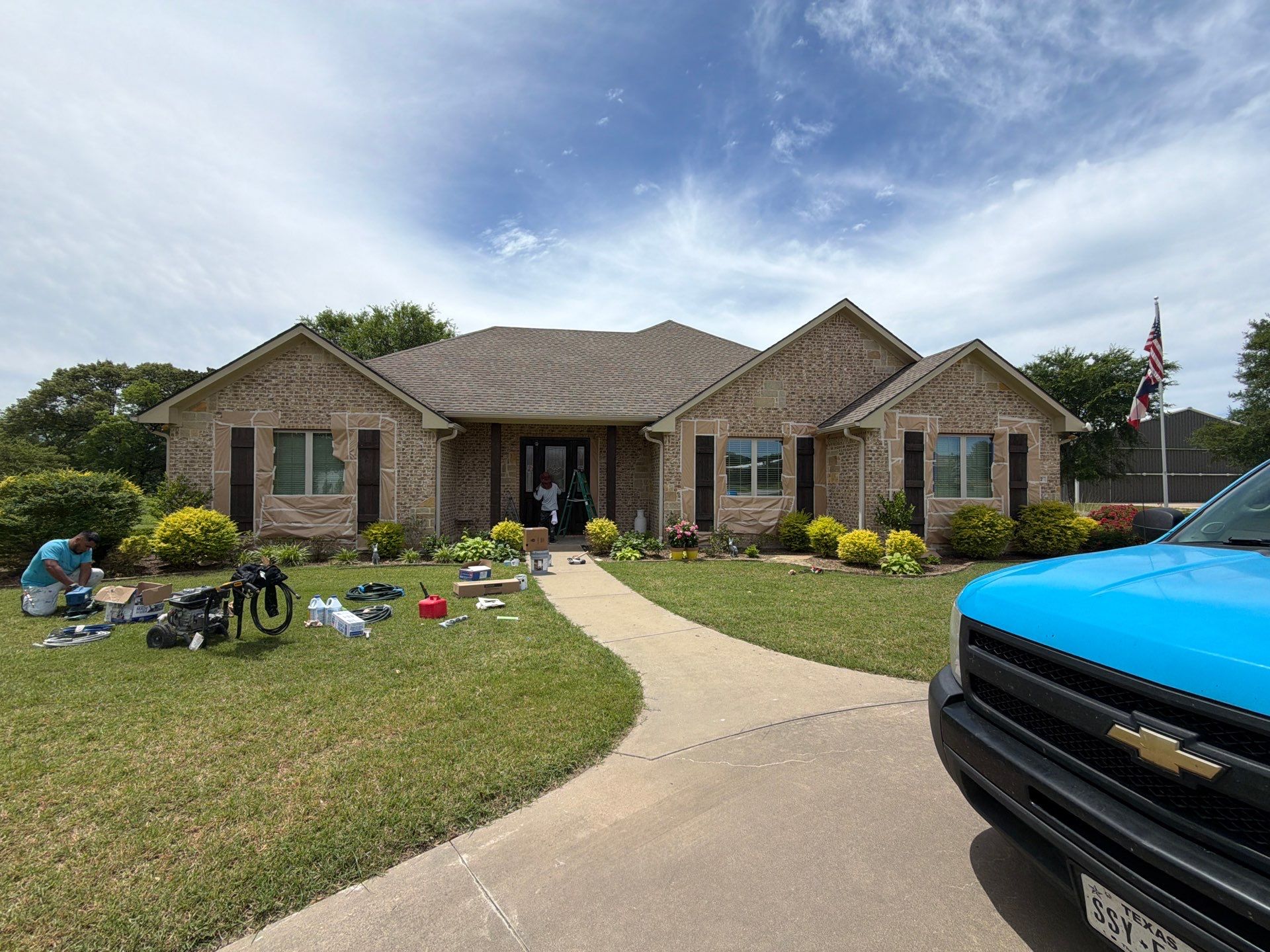 A Canton, TX Fresh Exterior Update & Pergola Refresh by Quality Coats Painting