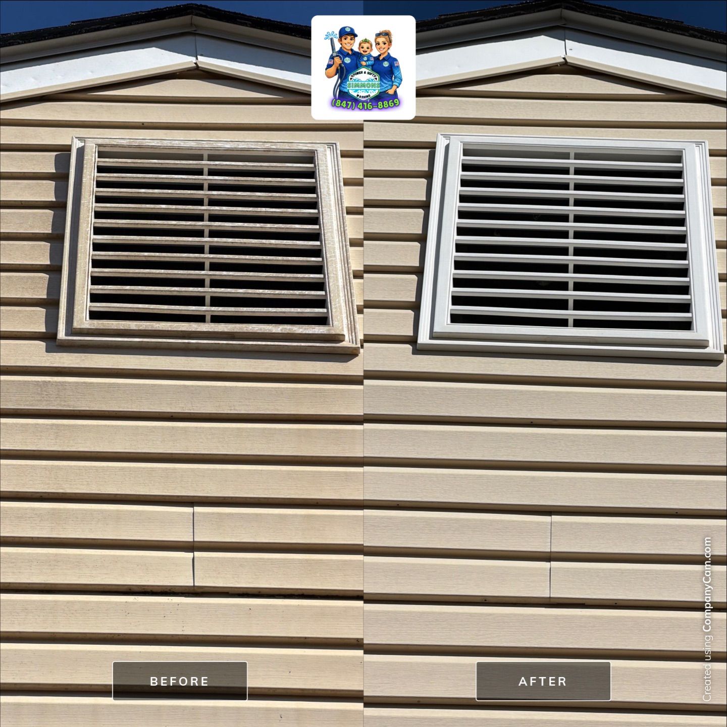 Project in Schaumburg by Simmons Power & Soft Washing