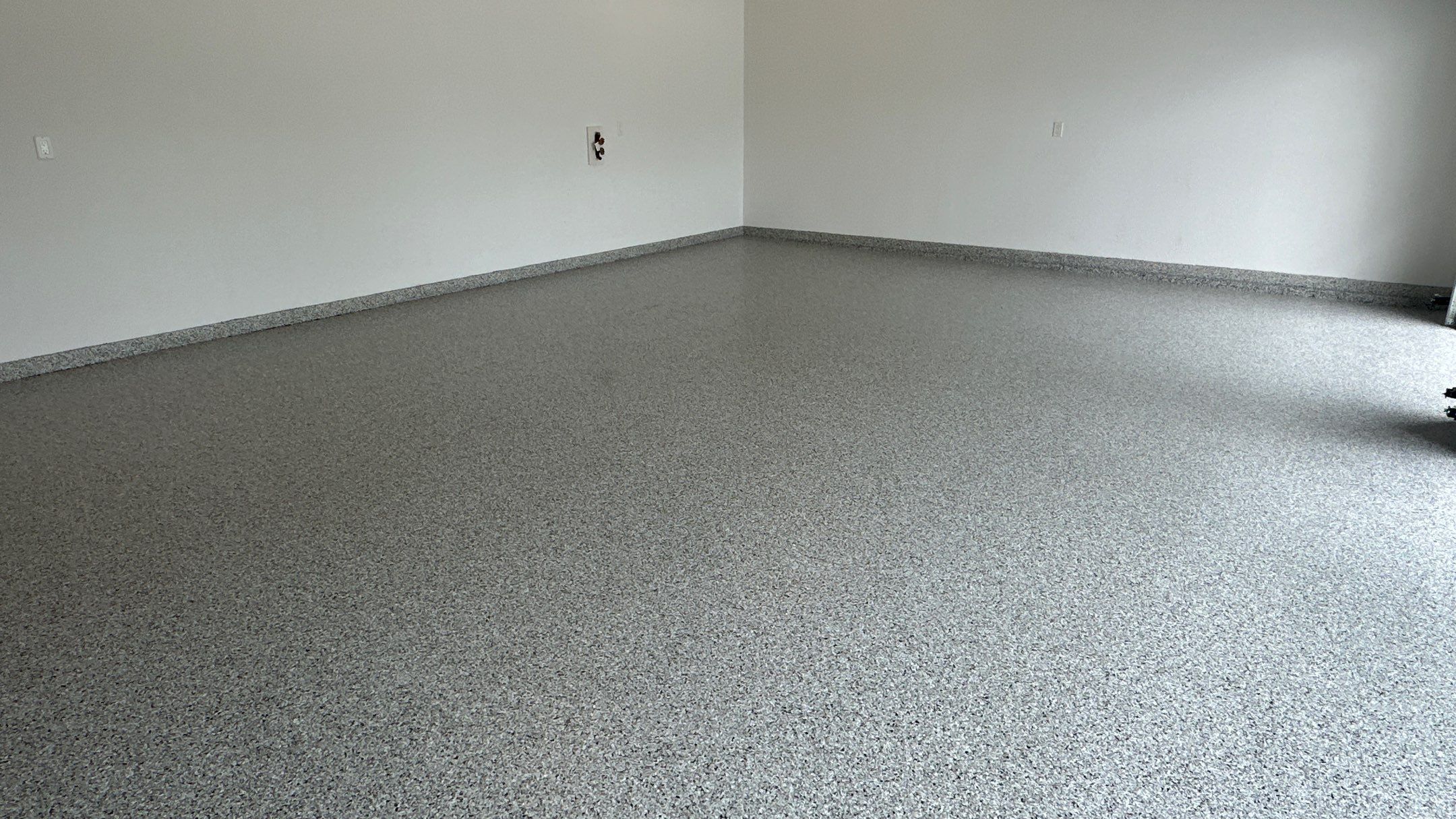 Check out the difference a floor can make  by Banner Garage