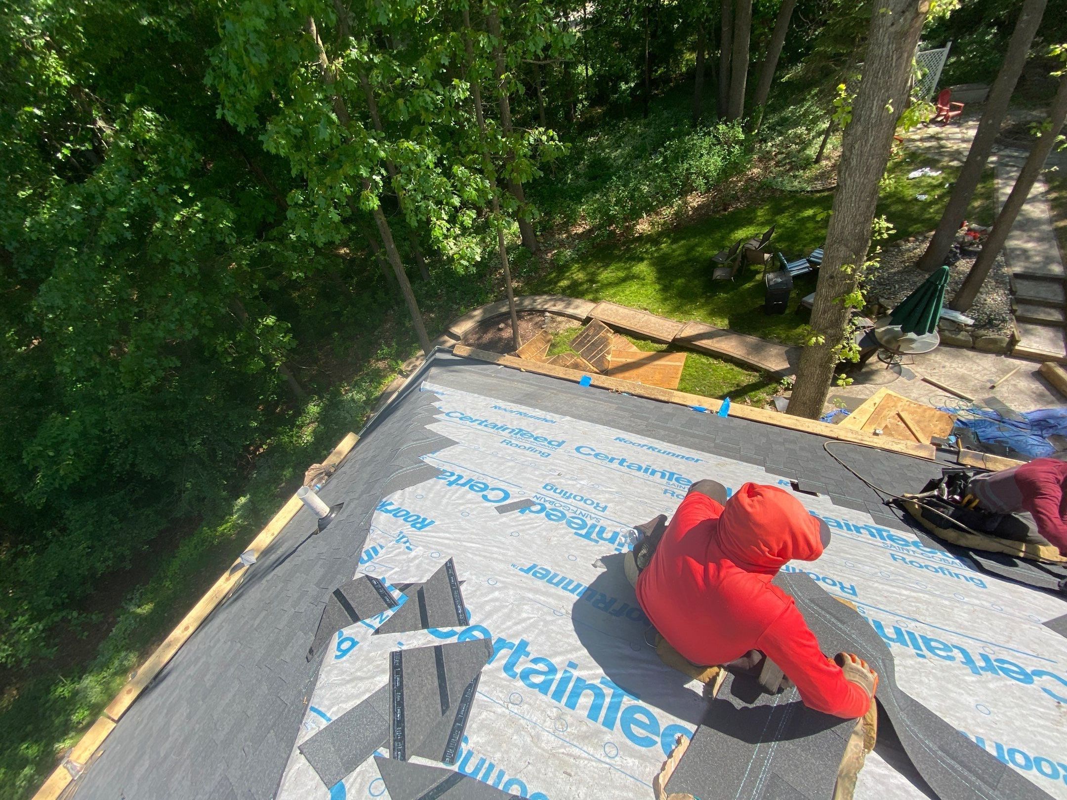 Roof Replacement using CertainTeed Landmark by 180 Contractors