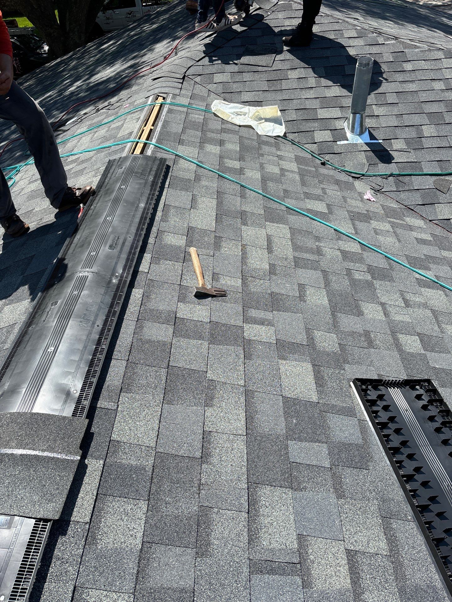 Residential Roofing Installation using Owen's Corning Duration (Lifetime) Shingles by Roof Repair Company