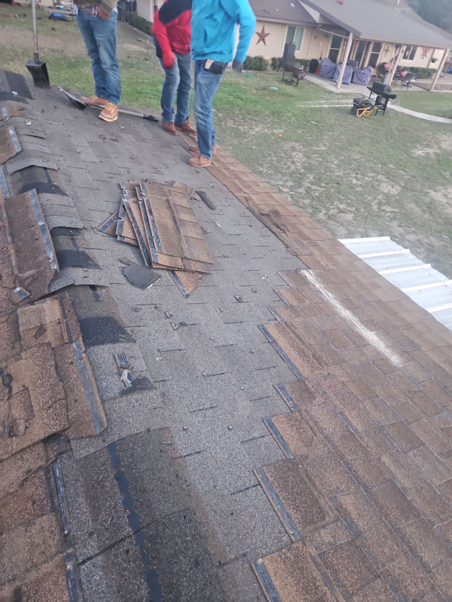 Residential Roof Replacement using GAF - HDZ - Barkwood by Action Exteriors Austin