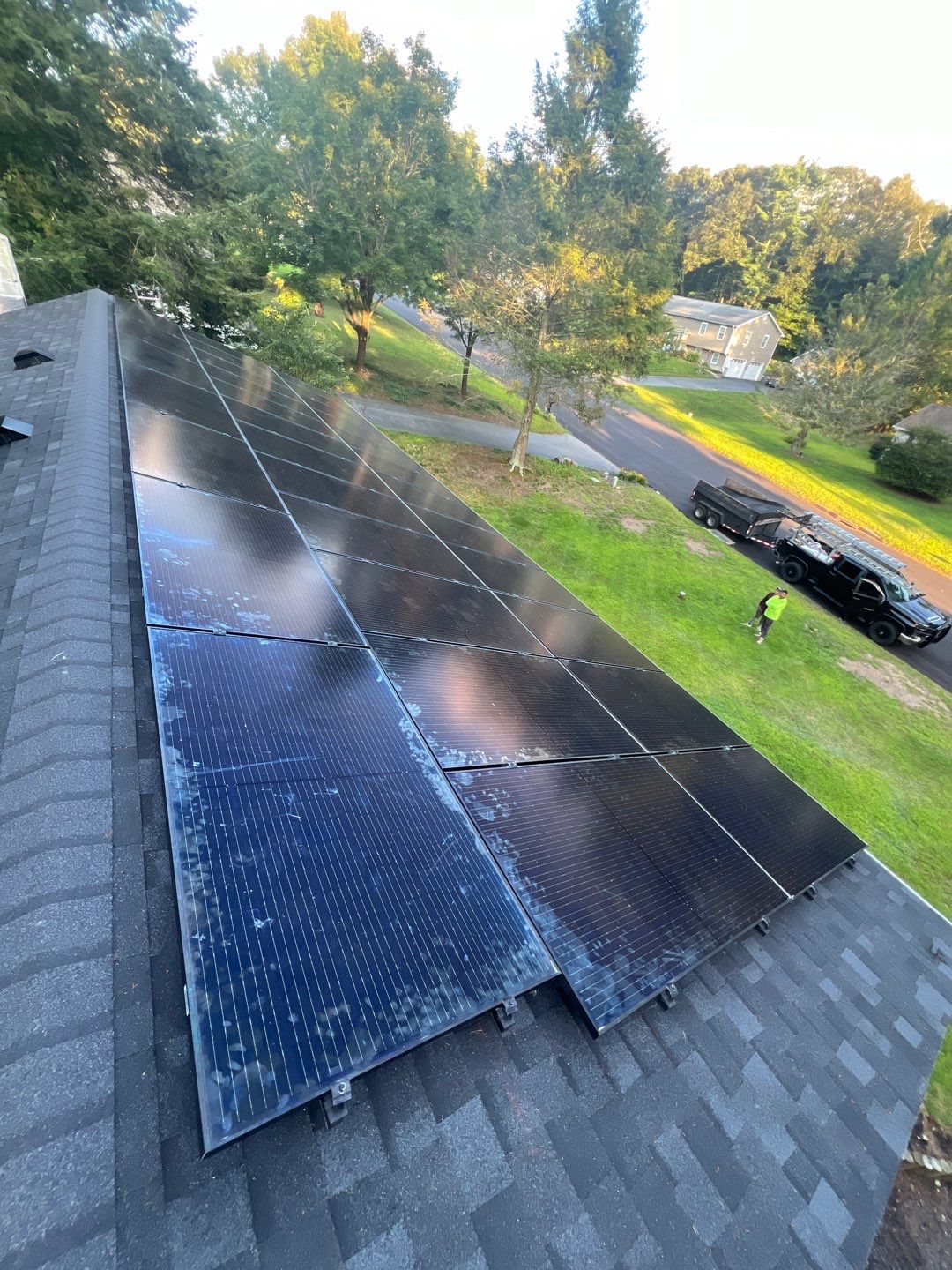 Onyx Black Shingles by Reimagine Roofing