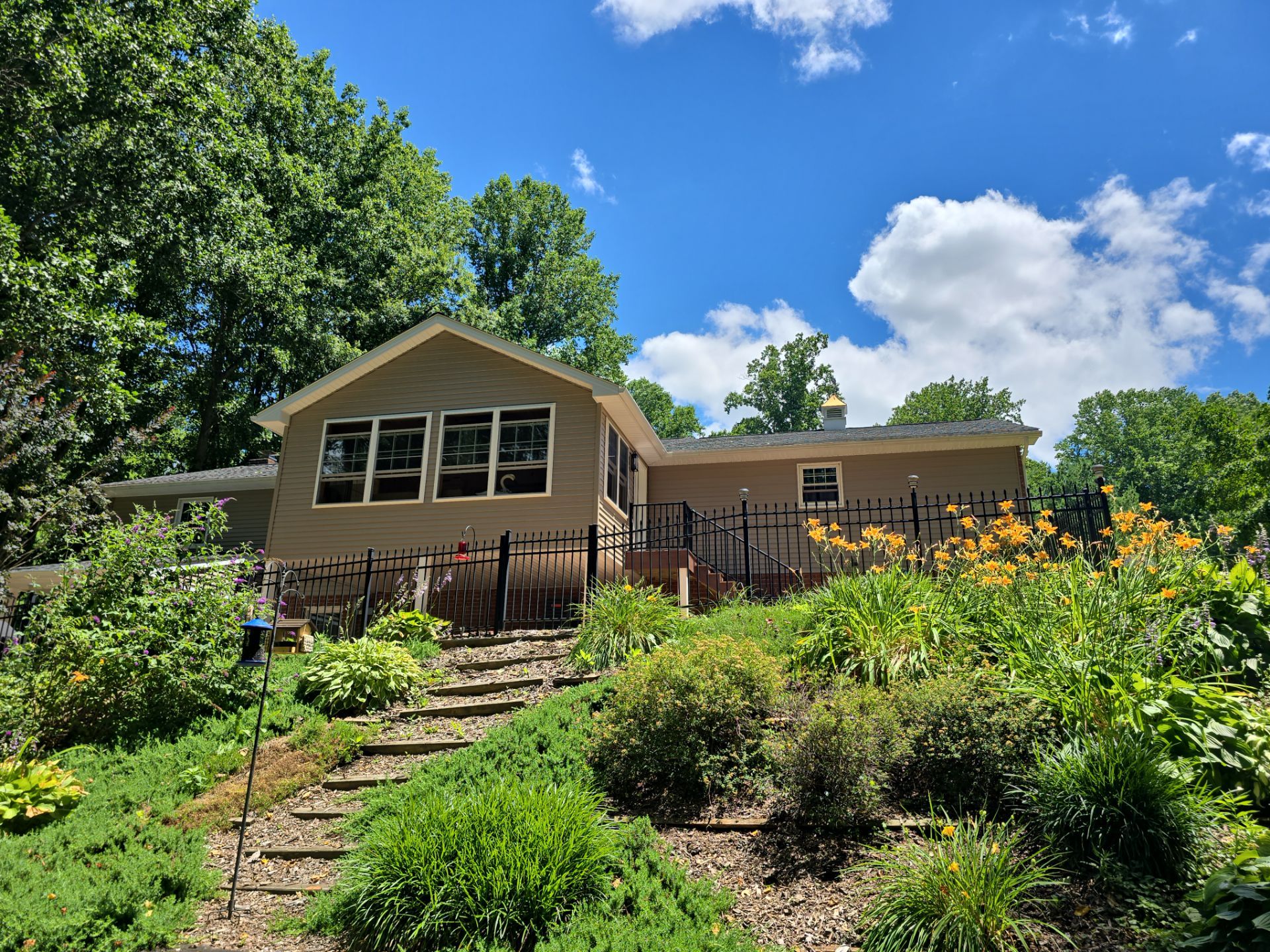 Sunroom addition and complete Exterior Remodel by Wyomissing Construction LLC