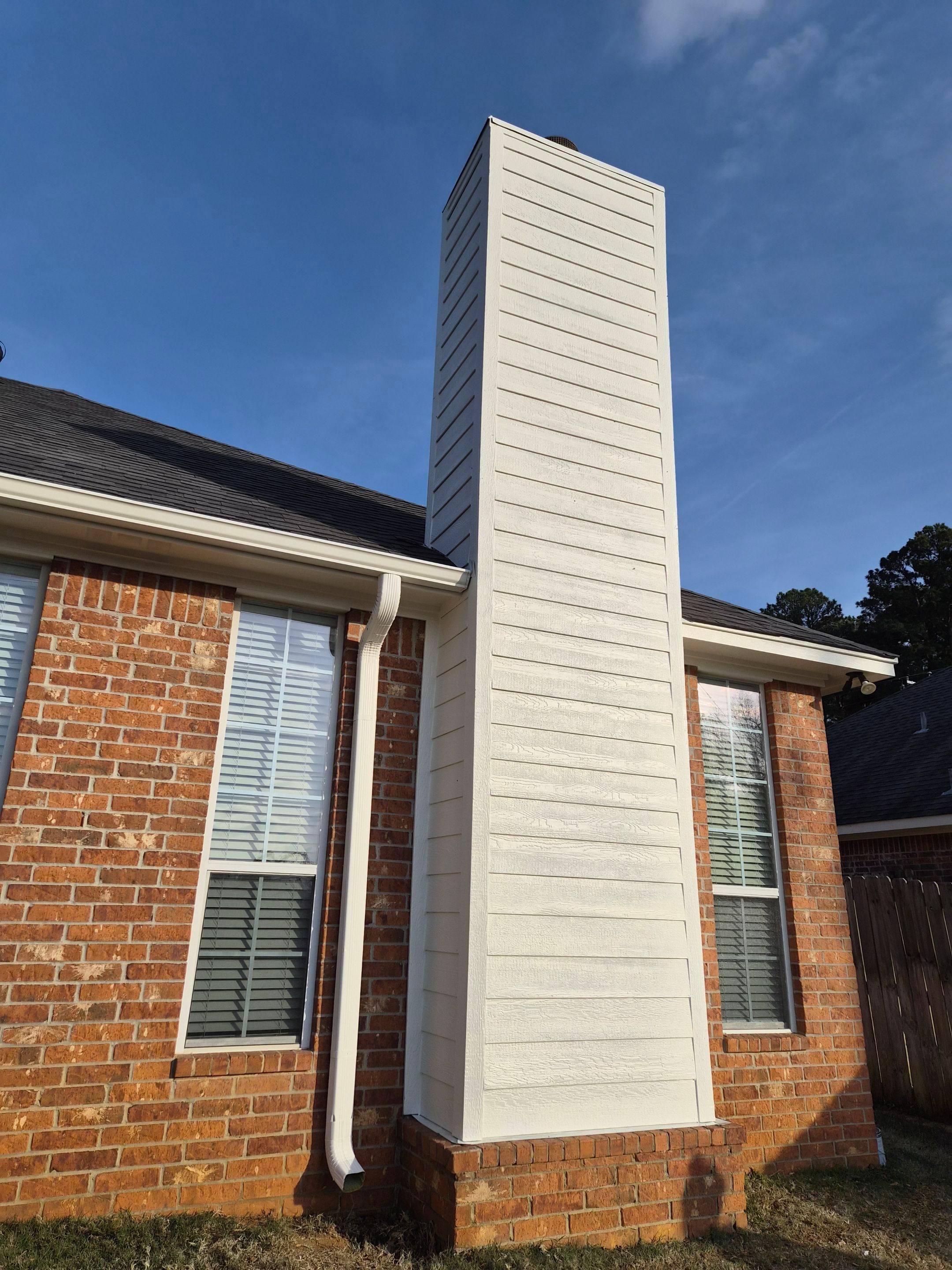 Exterior Painting & Chimney Restoration in Tyler, TX by Quality Coats Painting
