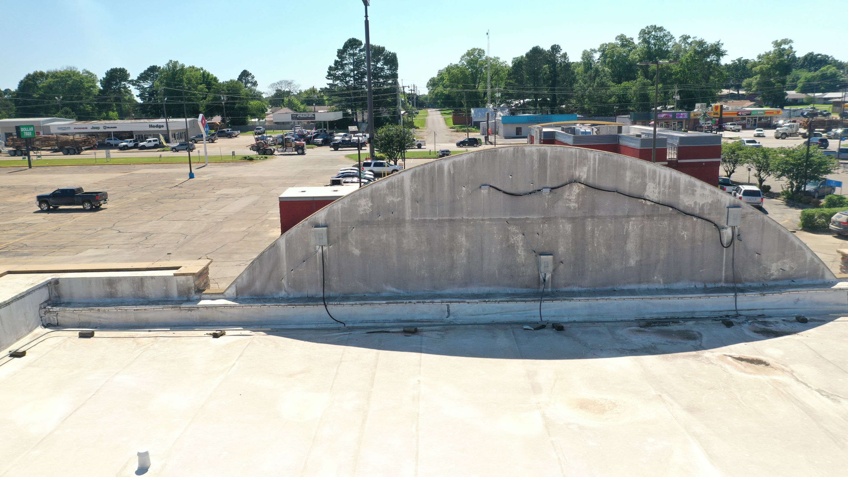 Commercial Roofing Installation using Aldocoat Coatings by Hostetler Roofing