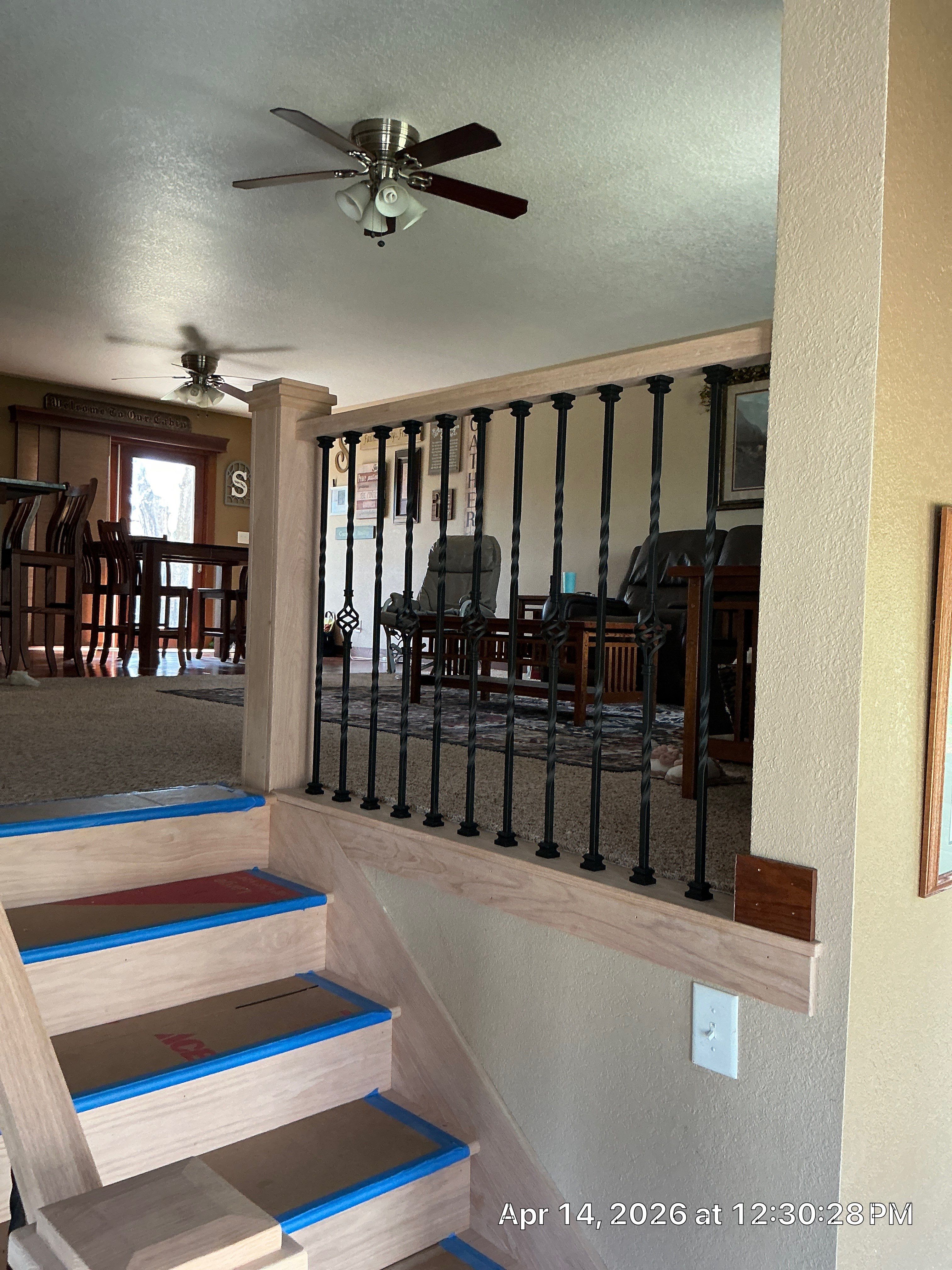 Stain, Lacquer and Seal New Steps by Midwest Paint LLC