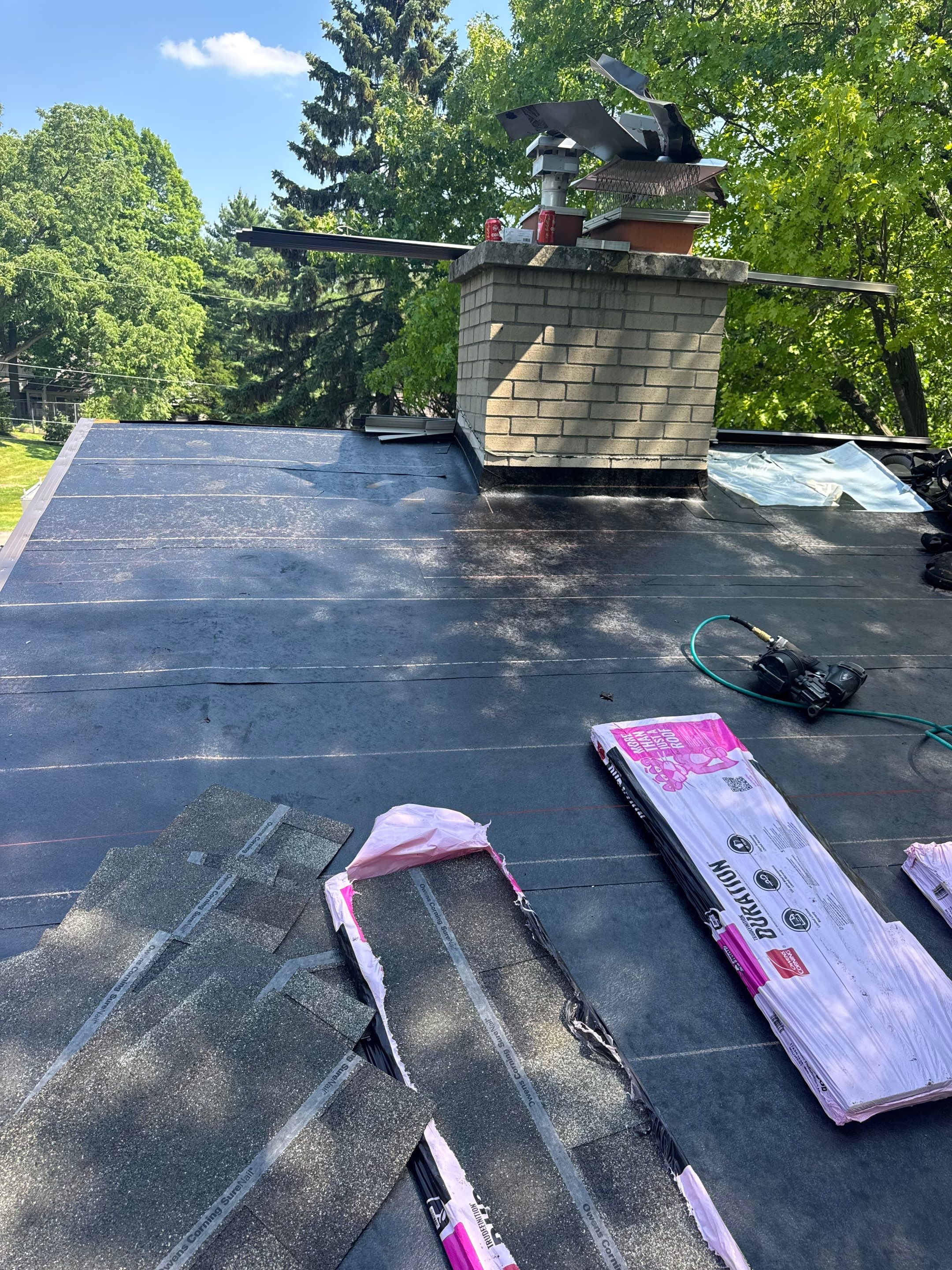 Roof Replacement using Owens Corning Driftwood by 180 Contractors