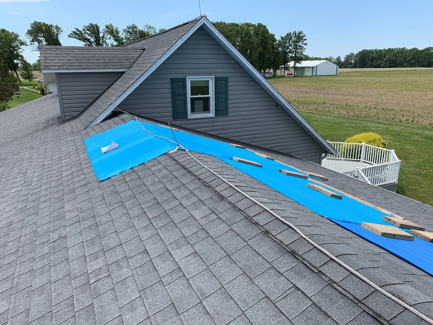 Residential Roofing Installation using Exposed Fastener Metal Roof by 4Ever Metal Roofing