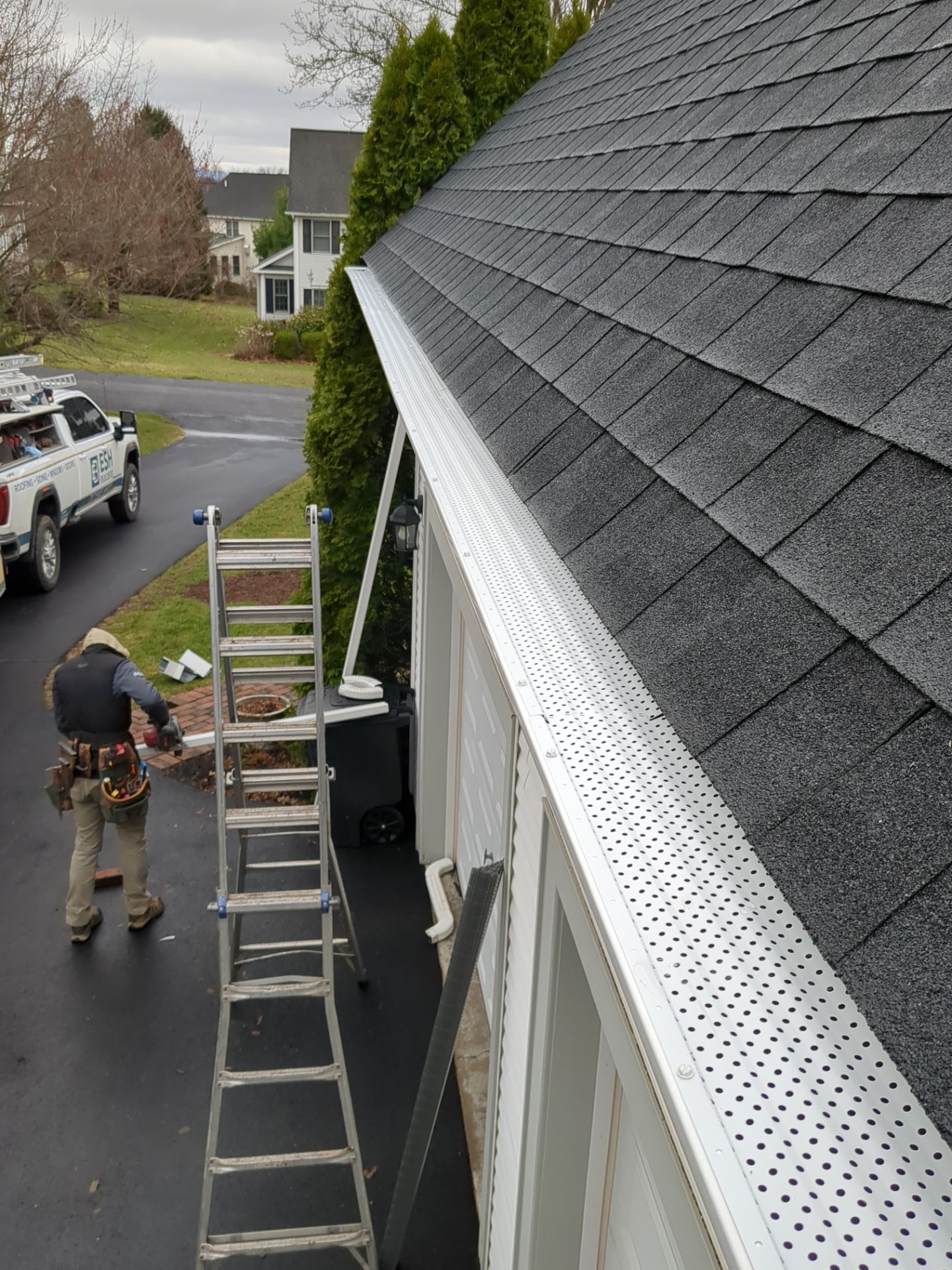 Residential Shingle Roof Replacement by Esh Builders