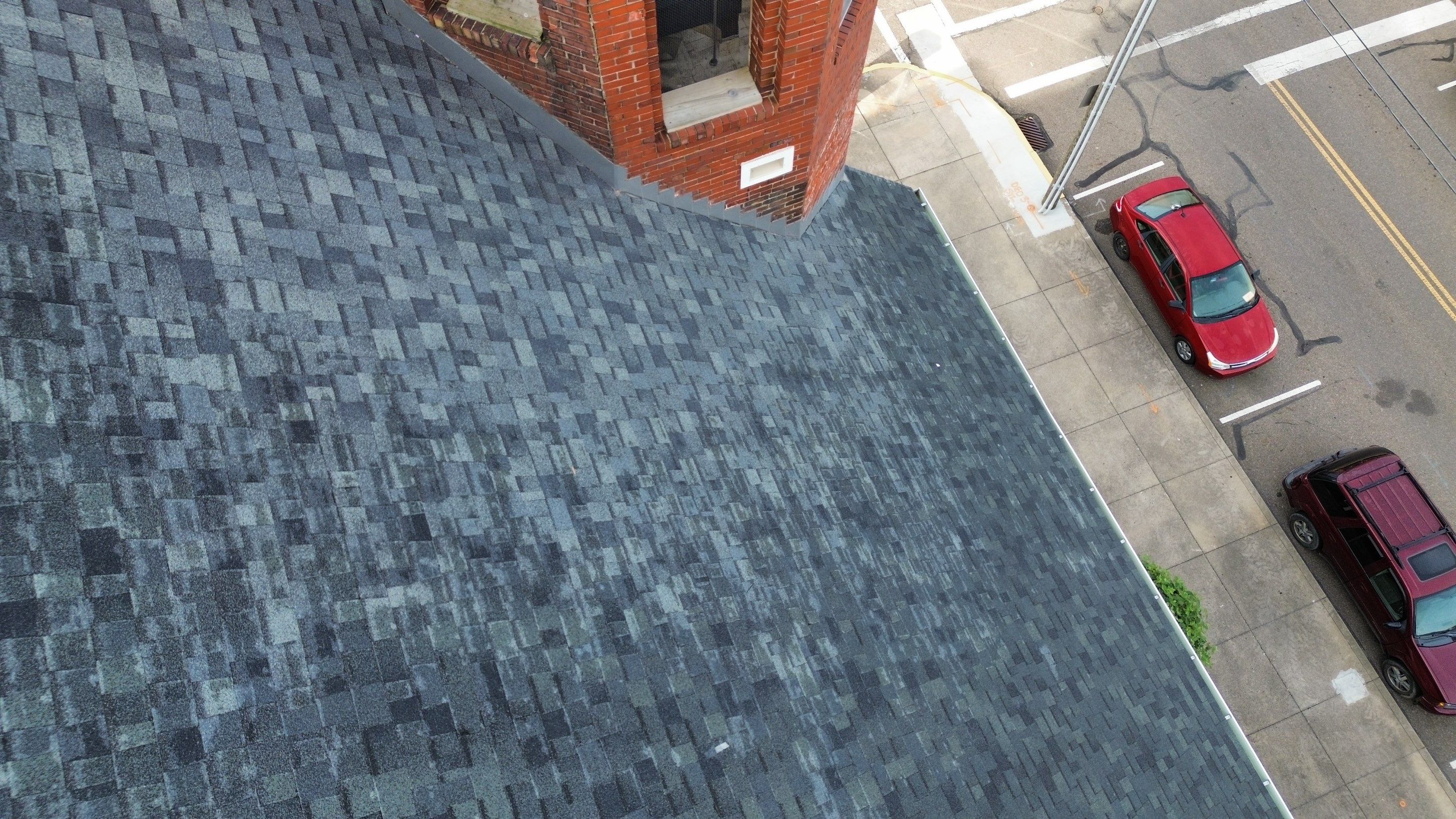 Commercial Roofing Installation using Duration Series Shingles - Estate Gray by RoofX 