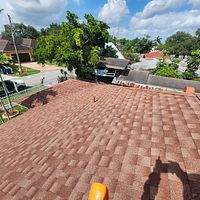 GAF Timberline HDZ Sunset Brick  by Total Roofing System The Metal Roof Experts
