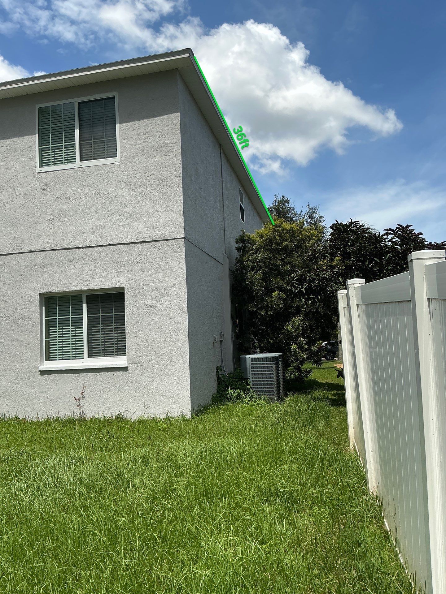 White 6-Inch Seamless Gutters Installation in Tampa FL by Gutter Professors