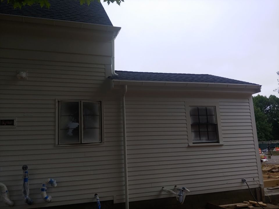 Bridgewater, MA Gutter Installation using Half Round Aluminum Gutter by Gutter Pro Enterprises