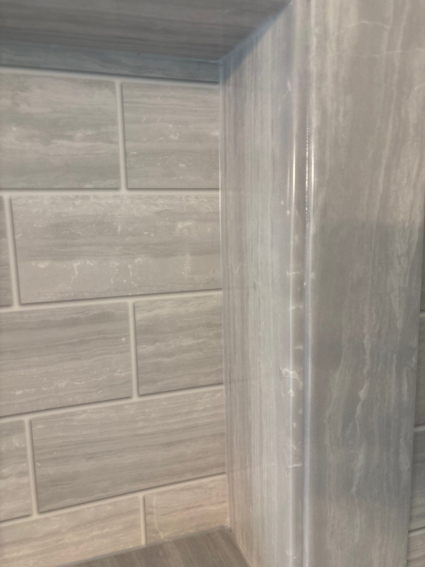 New walk in shower and tub in Kyle by Lane Lauritsen - The Hill Country, Texas