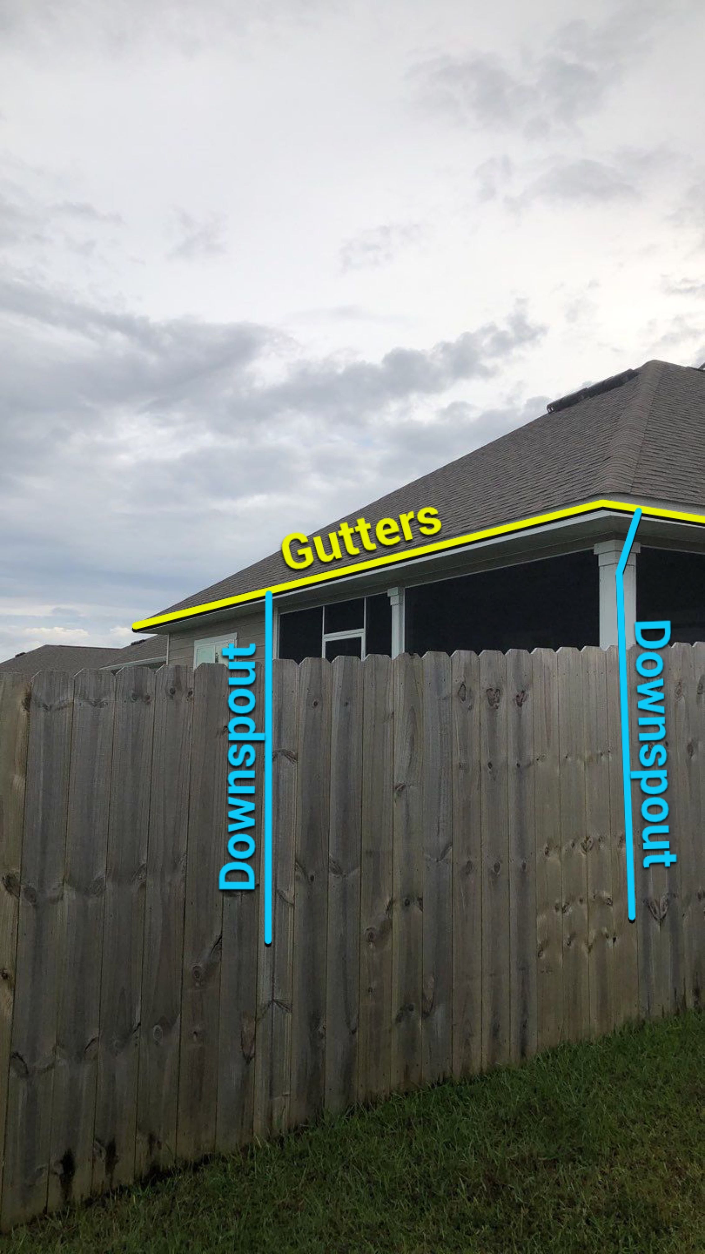 Seamless Gutter Installation using White K-Style Gutters by Gutter Professors