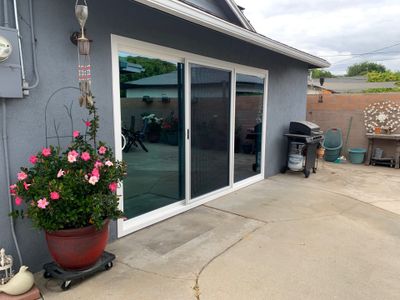 Patio door installation using Amsco Studio Series Vinyl