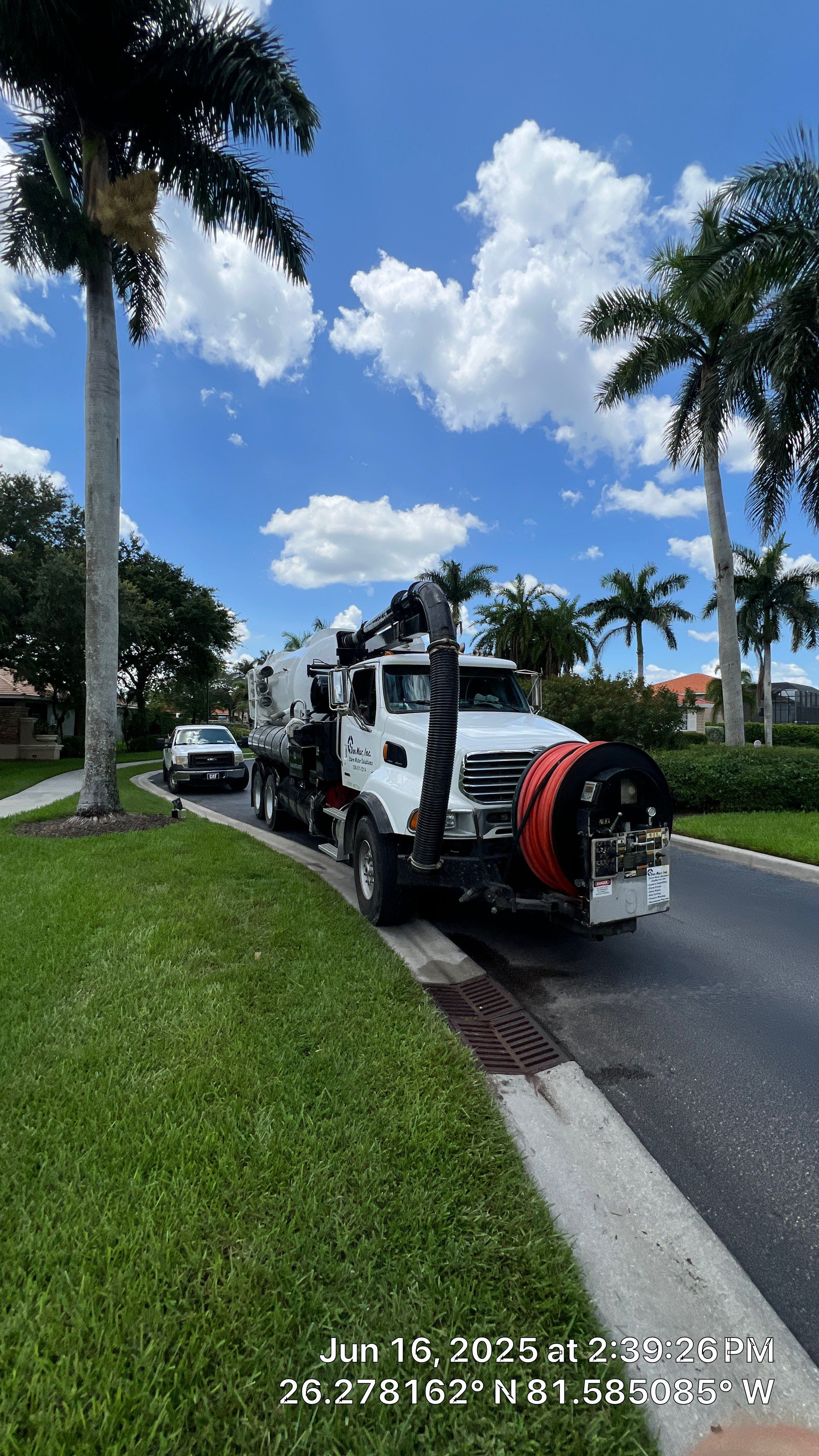 Naples Association Stormwater System Cleaning by APS Power & Water