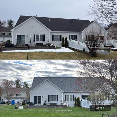 Commercial Roof Replacement in Stratham, NH for Multifamily Townhome Complex