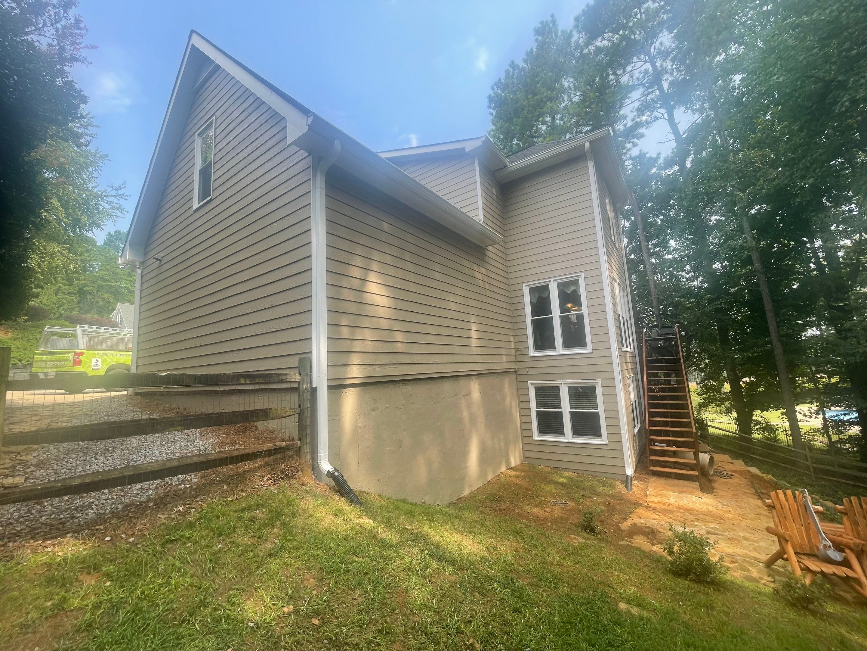 Exterior Painting and Siding Wood Rot Repair in Kennesaw by Swift Home Renovations