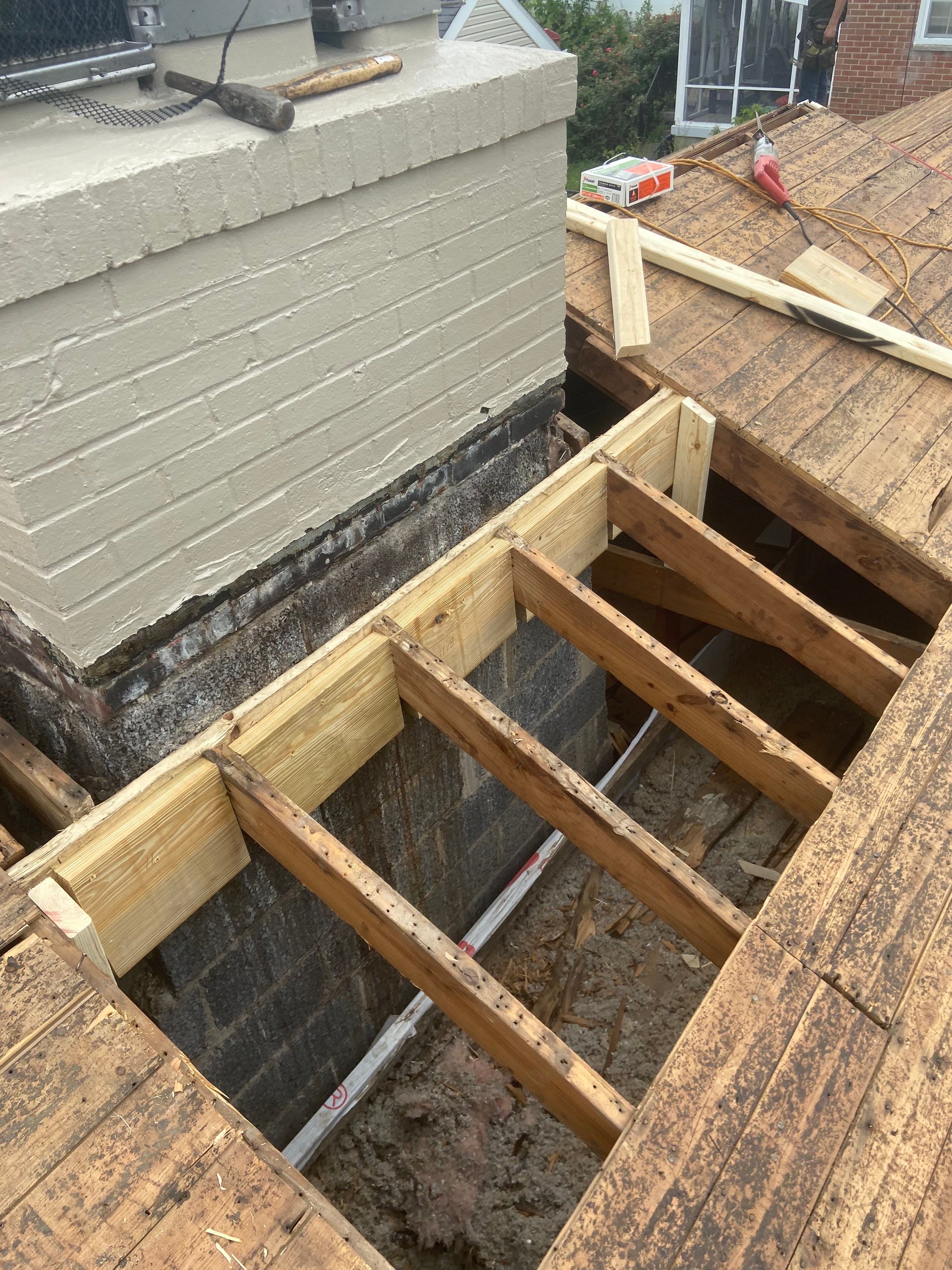 Metal Roofing, Skylights, Porch Build by Secure Construction Company Inc