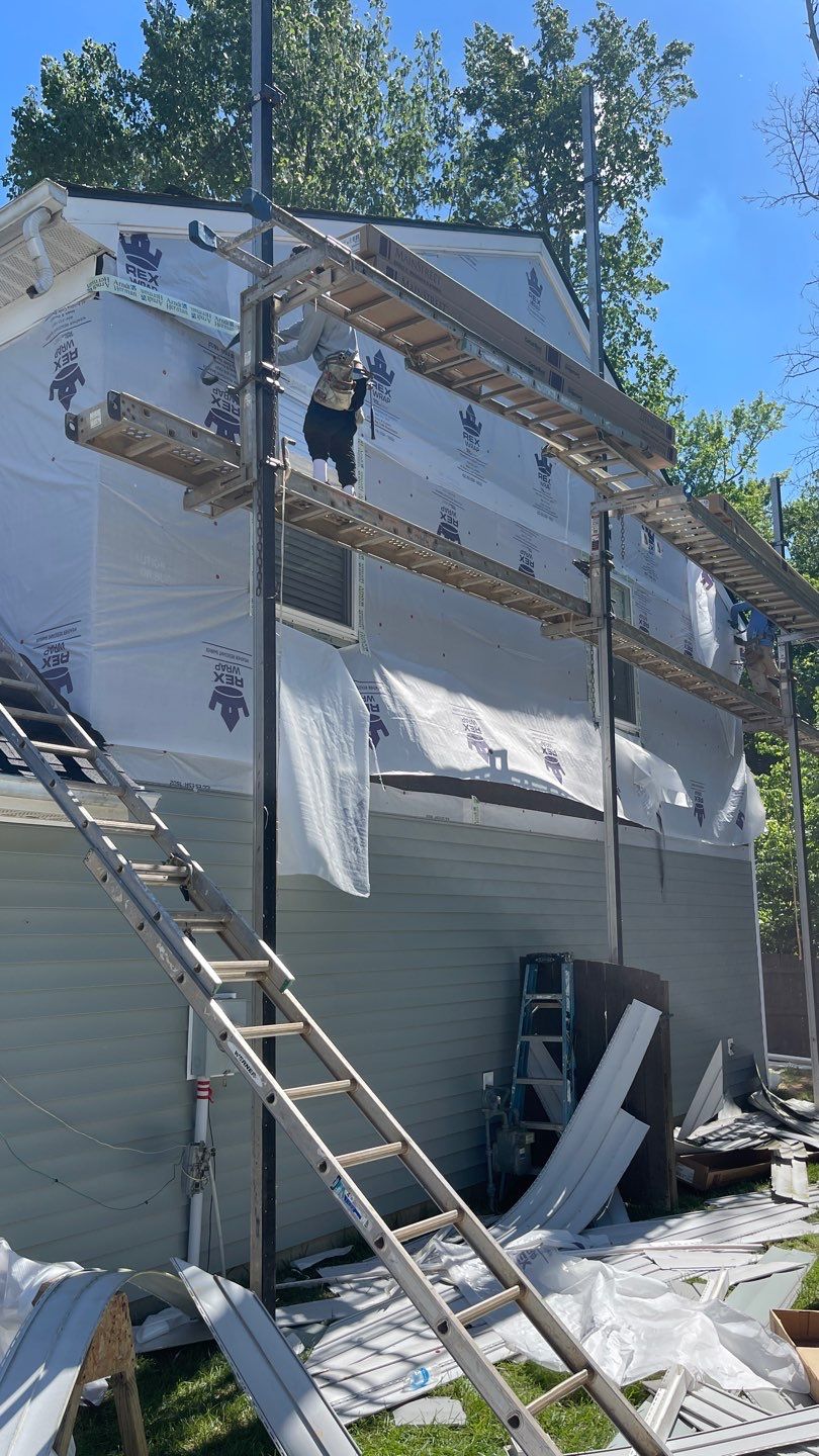 Roof, siding and gutter replacement by hail damage by Just Brilliant Restoration JBR