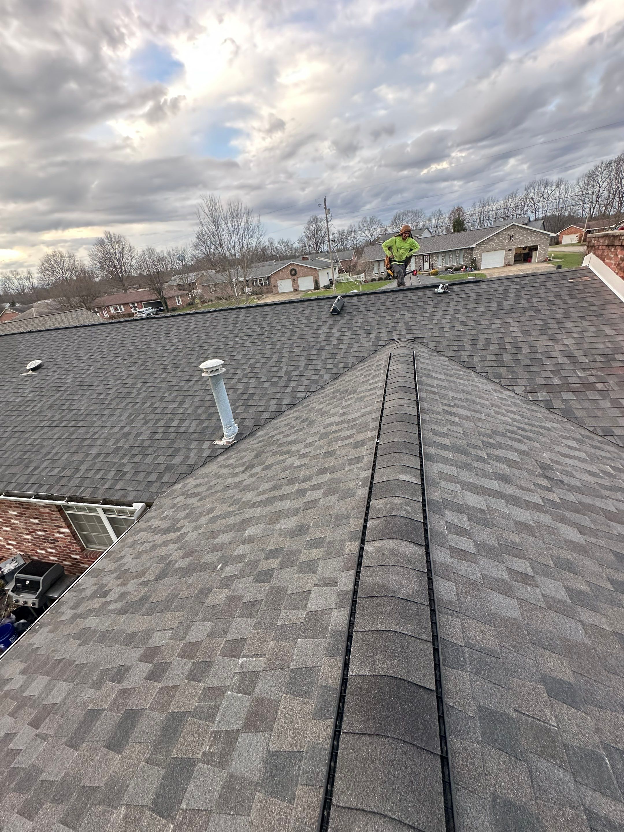 Residential Roofing Installation using GAF Timberline HDZ by Rainstoppers Roofing