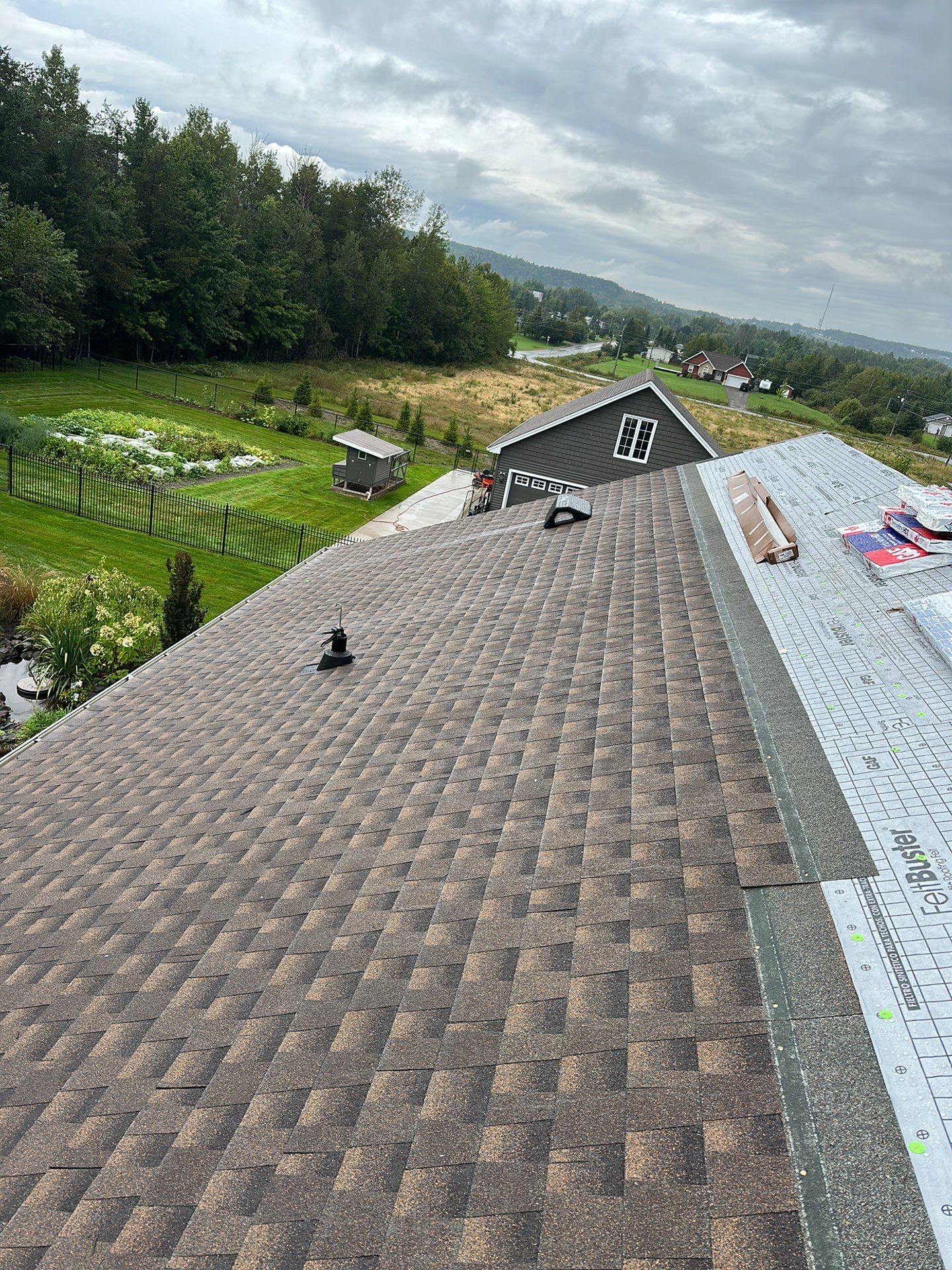 Residential Roofing Installation using Asphalt GAF HDZ by Artisan Roofing & Home Improvements Inc.