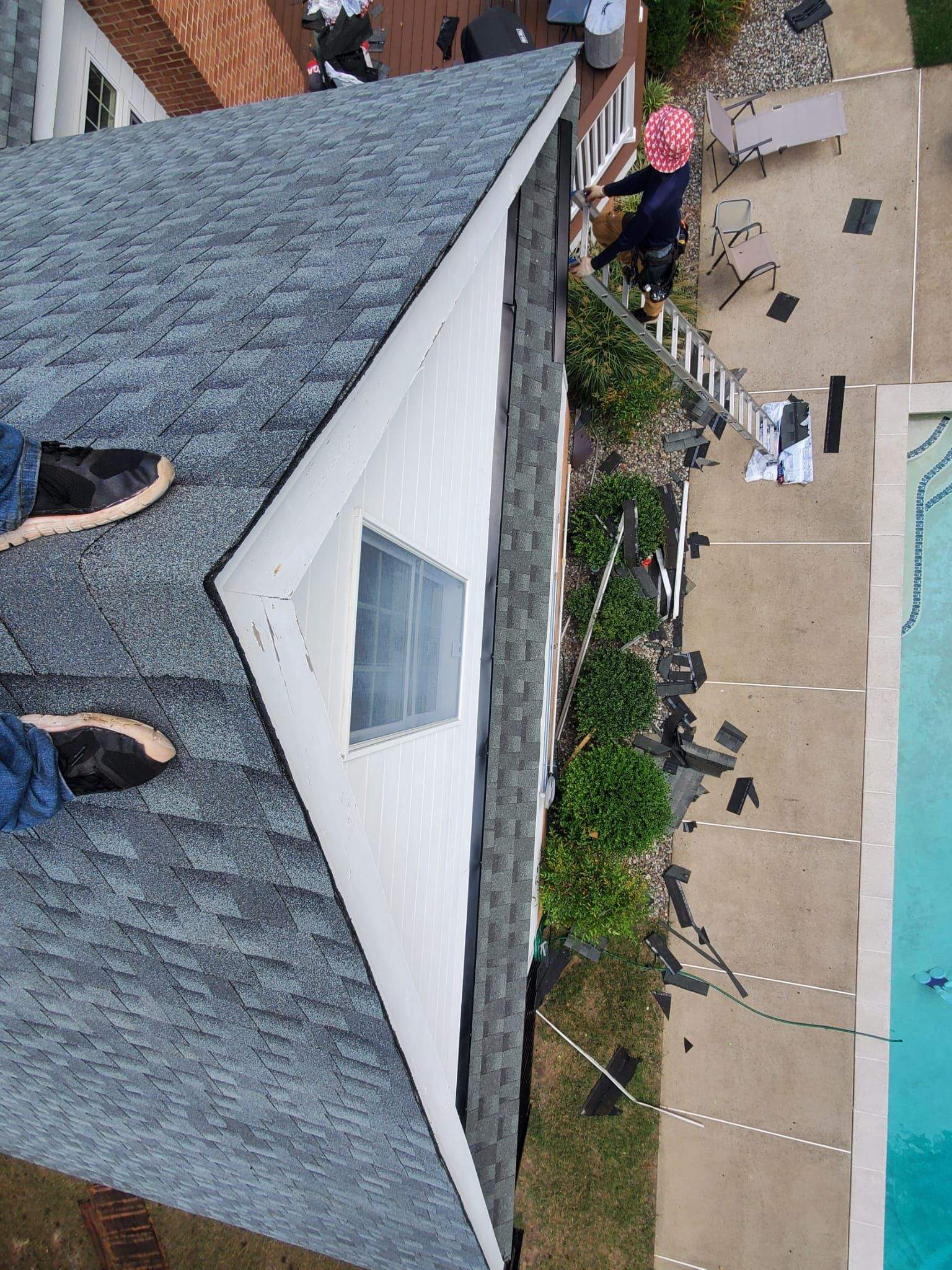Roof Installation using GAF Timberline HDZ by ExteriorPros