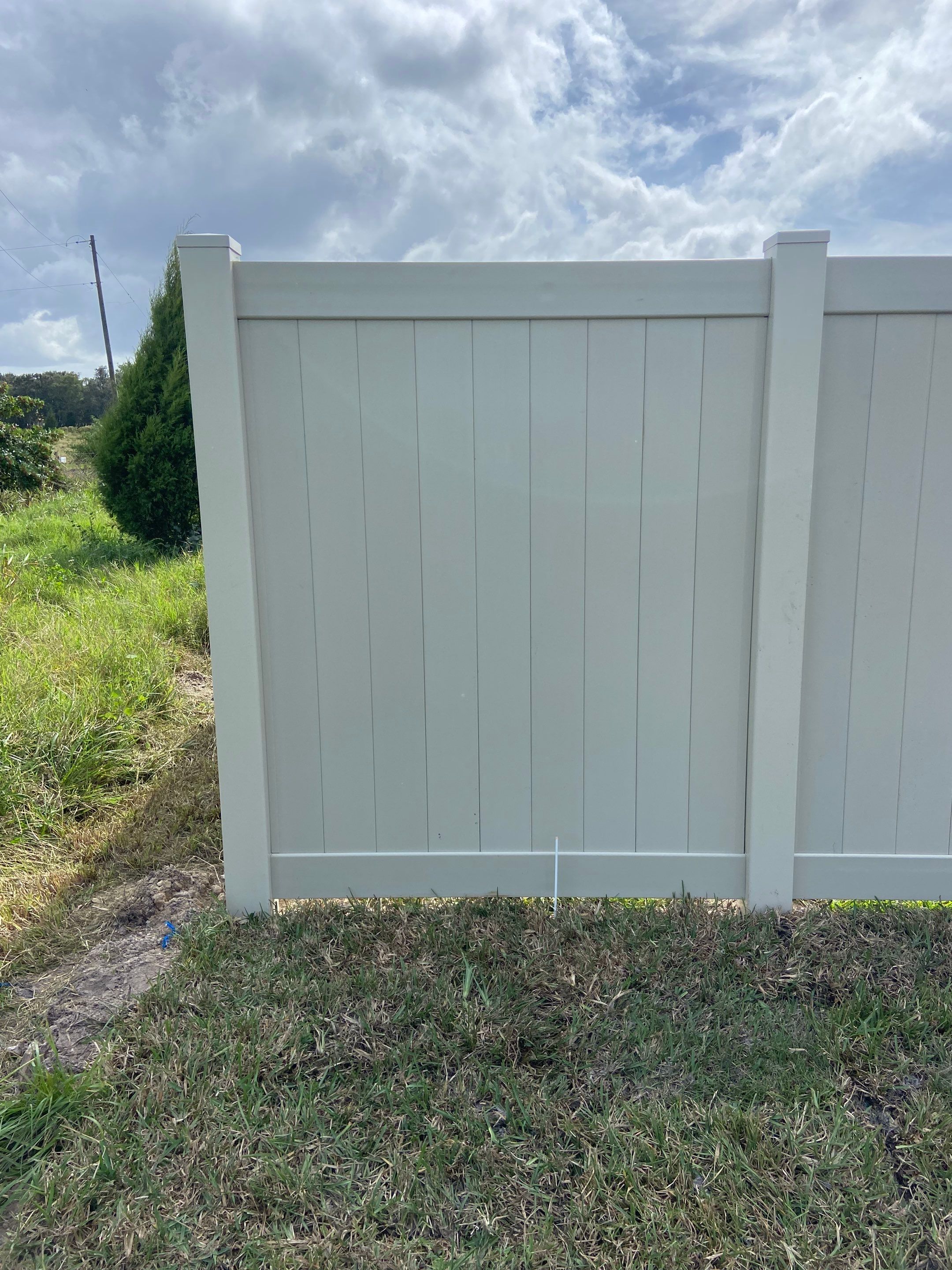 Bradenton, FL 6 ft. Tall Tan Vinyl Privacy Fence  by Asap fence and gates, LLC