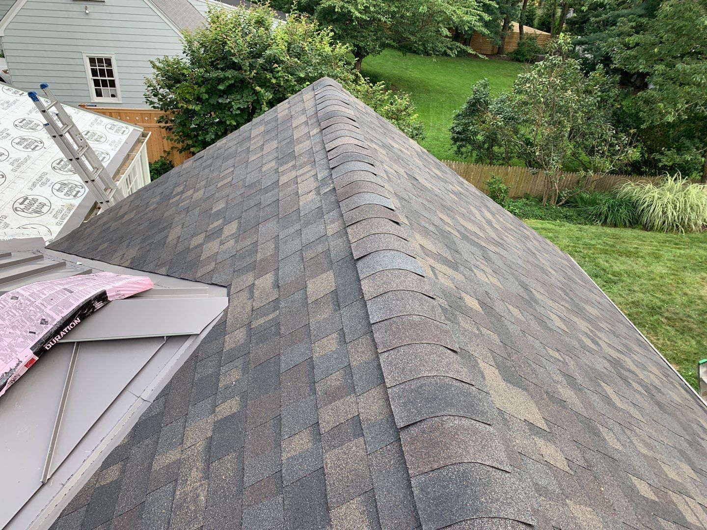 Residential Roofing Installation using Owens Corning TruDefinition by A Plus Exterior