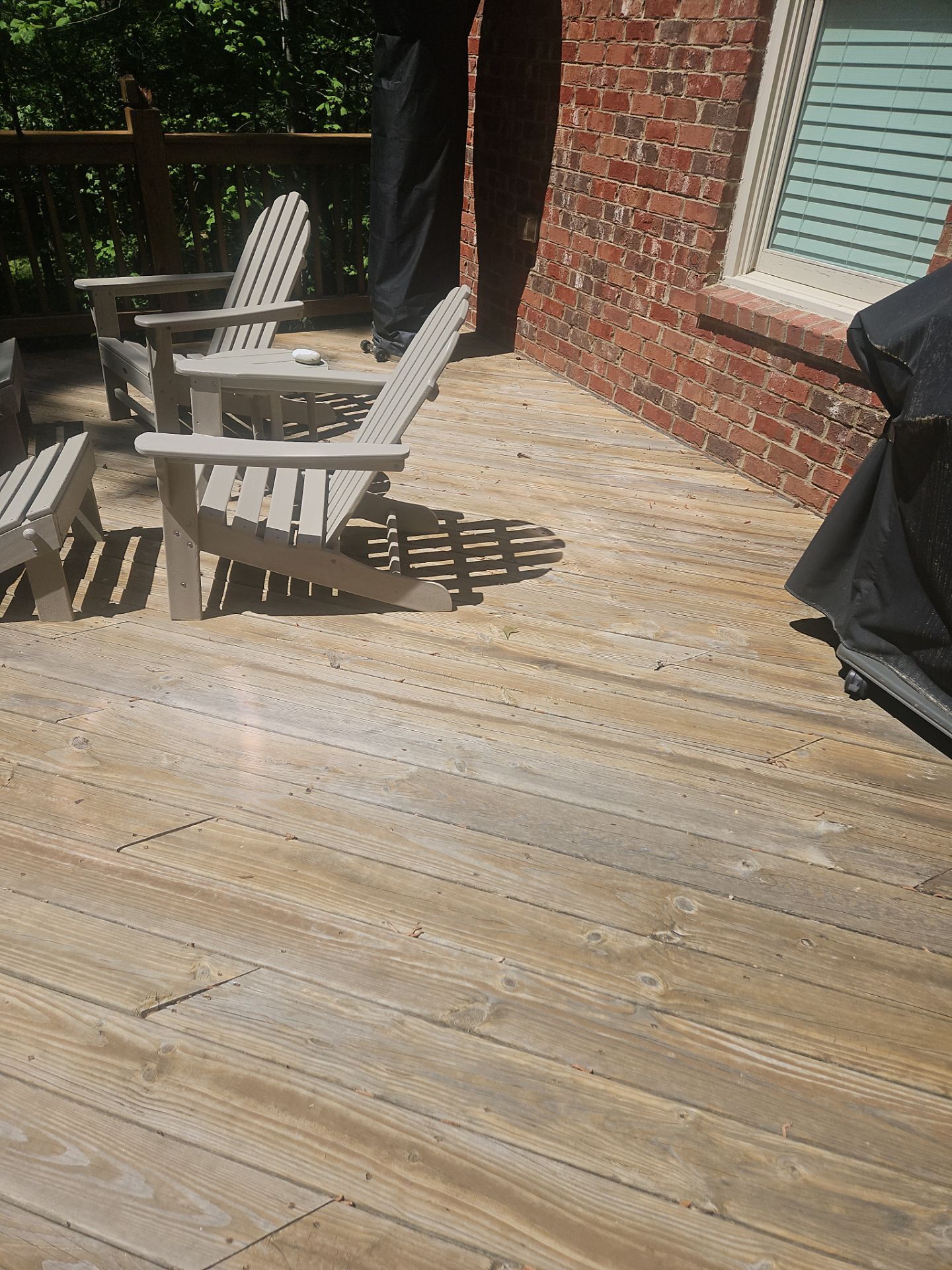 Deck Resurface using Deckorators Summit Series and Deckorators ALX Contemporary railing by Nelson Exteriors 