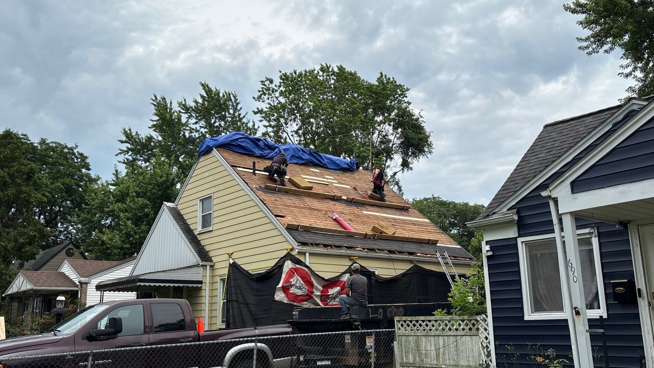 Roof Replacement using Owens Corning Storm Cloud by 180 Contractors