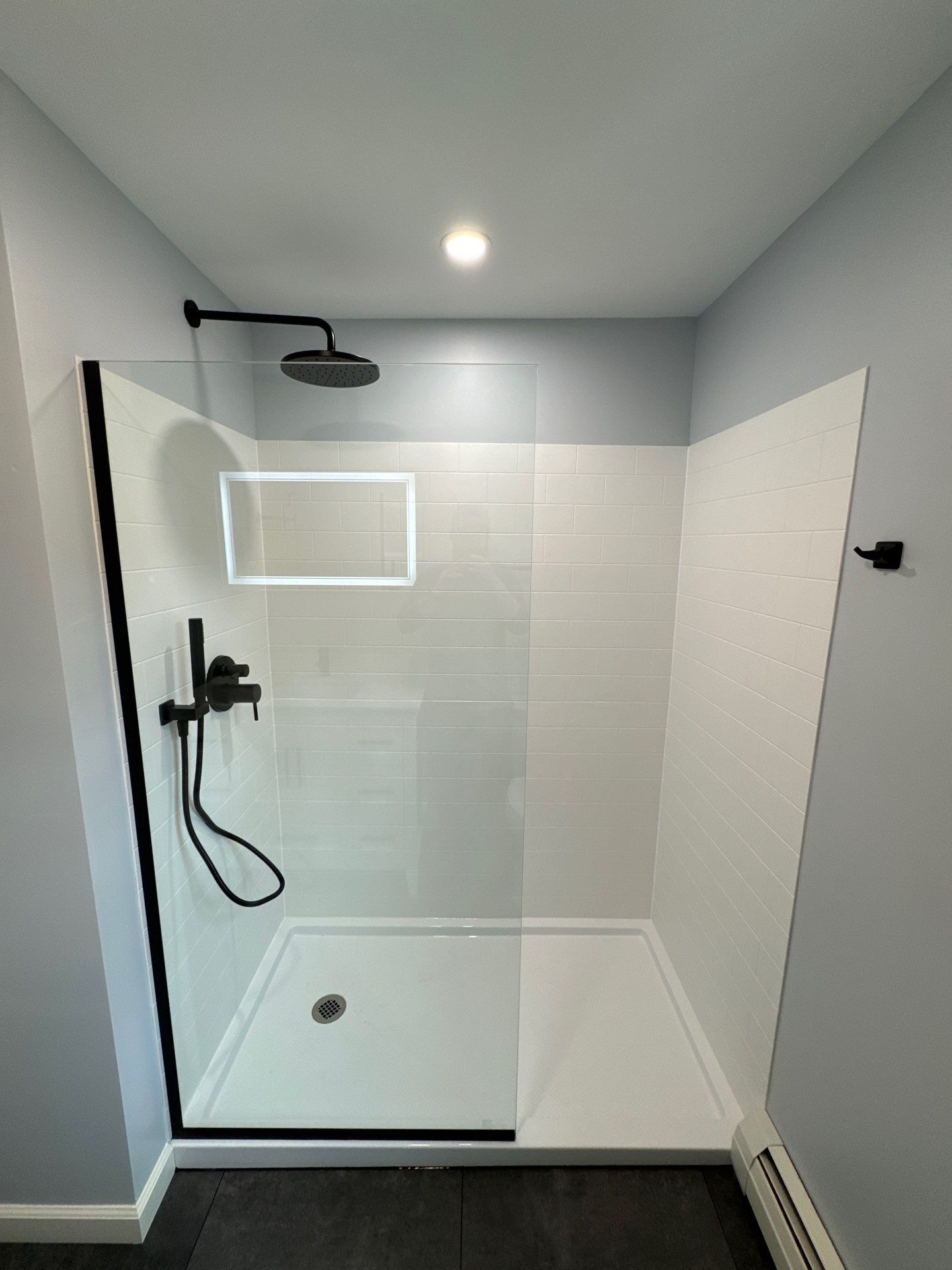 1st Floor Shower Replacement & 2nd Floor Bathroom Remodel by Chagnon Building & Remodeling LLC