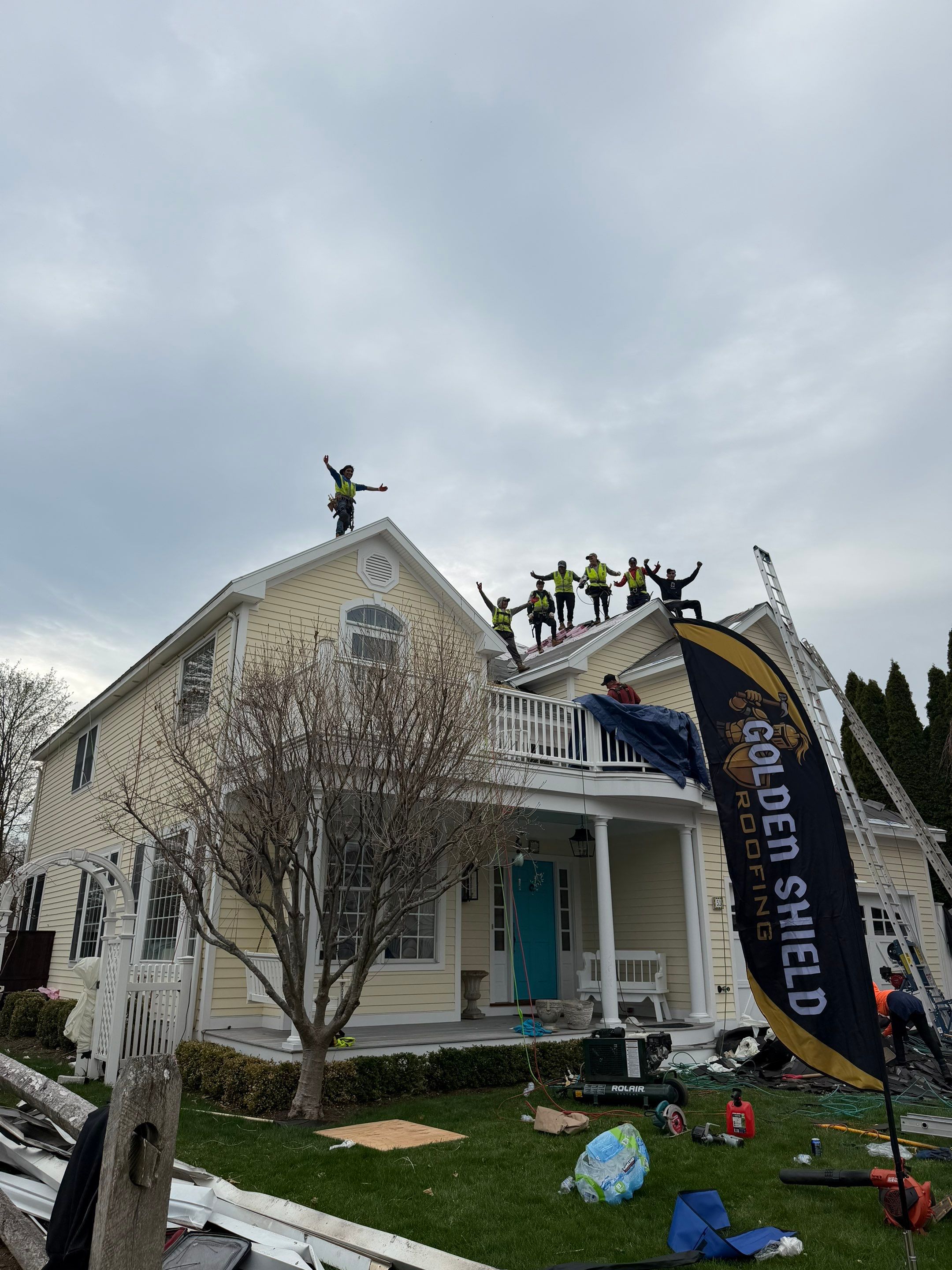 Owens Corning Duration: Estate Gray in Fairfield, Connecticut by Golden Shield Roofing