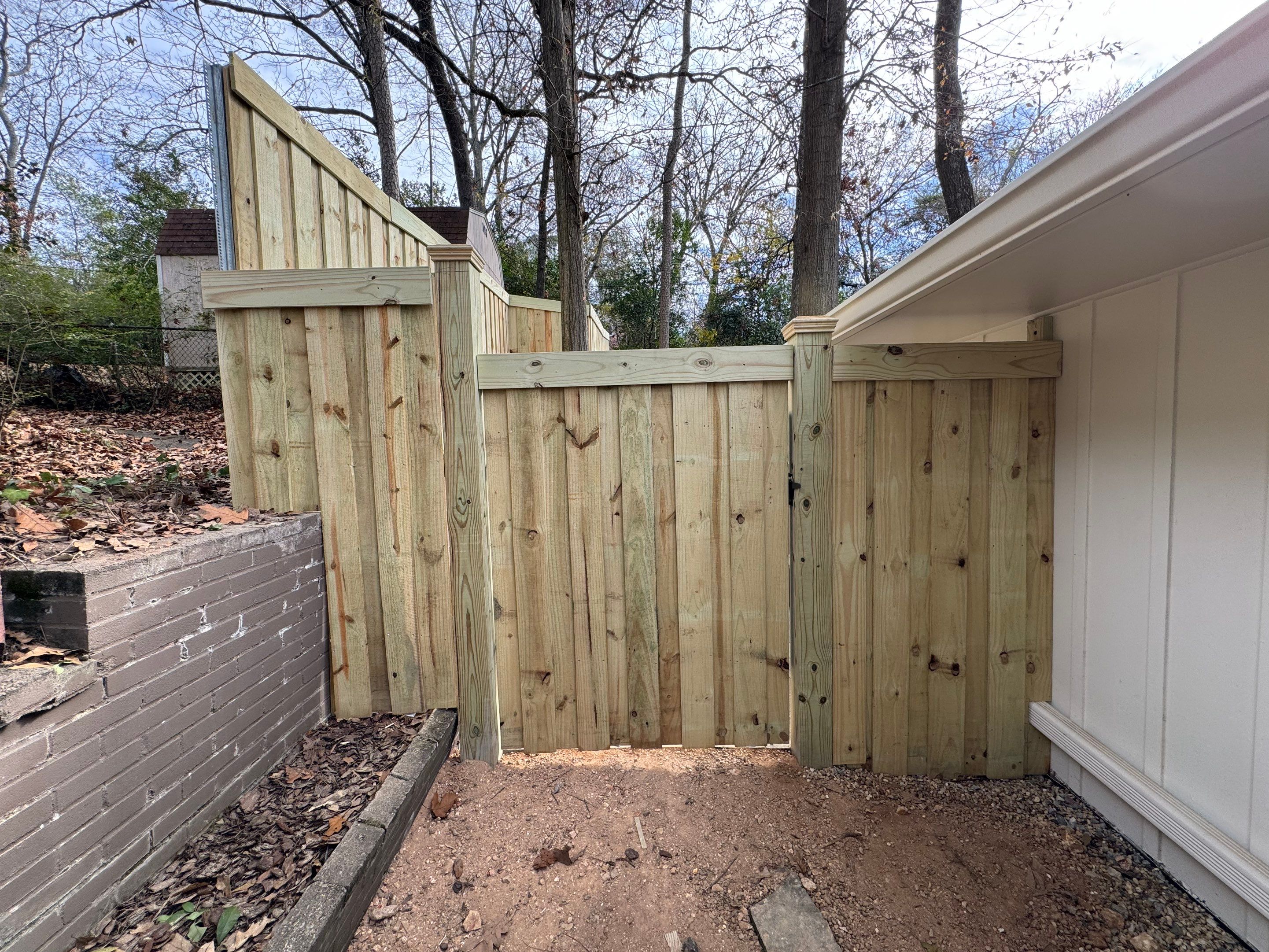 Crestline - Board on Board Fence by Pillar and Pine